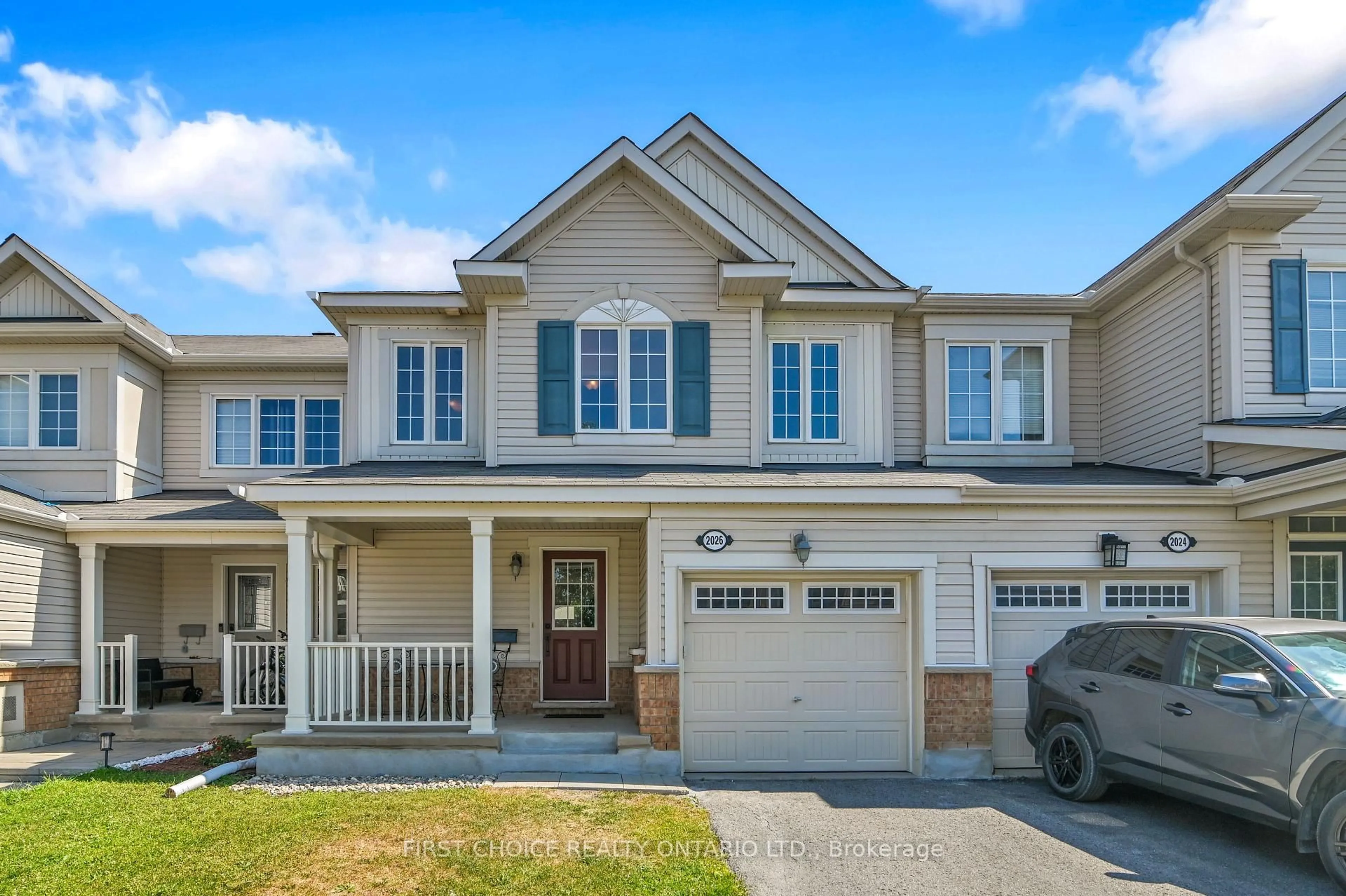 Home with vinyl exterior material, street for 2026 Seeley's Bay St, Ottawa Ontario K2J 6L3