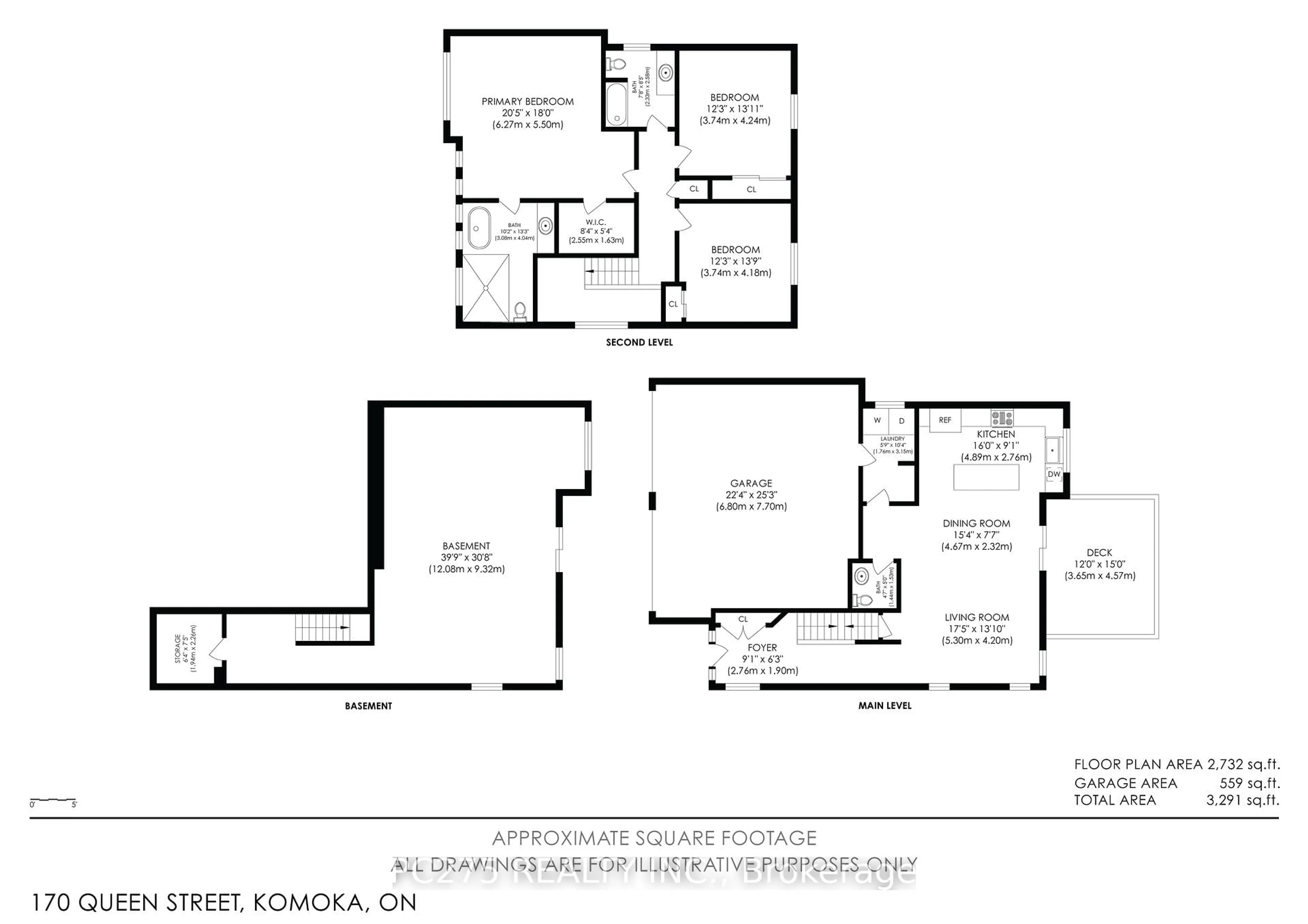Floor plan for 170 Queen St, Middlesex Centre Ontario N0L 1R0