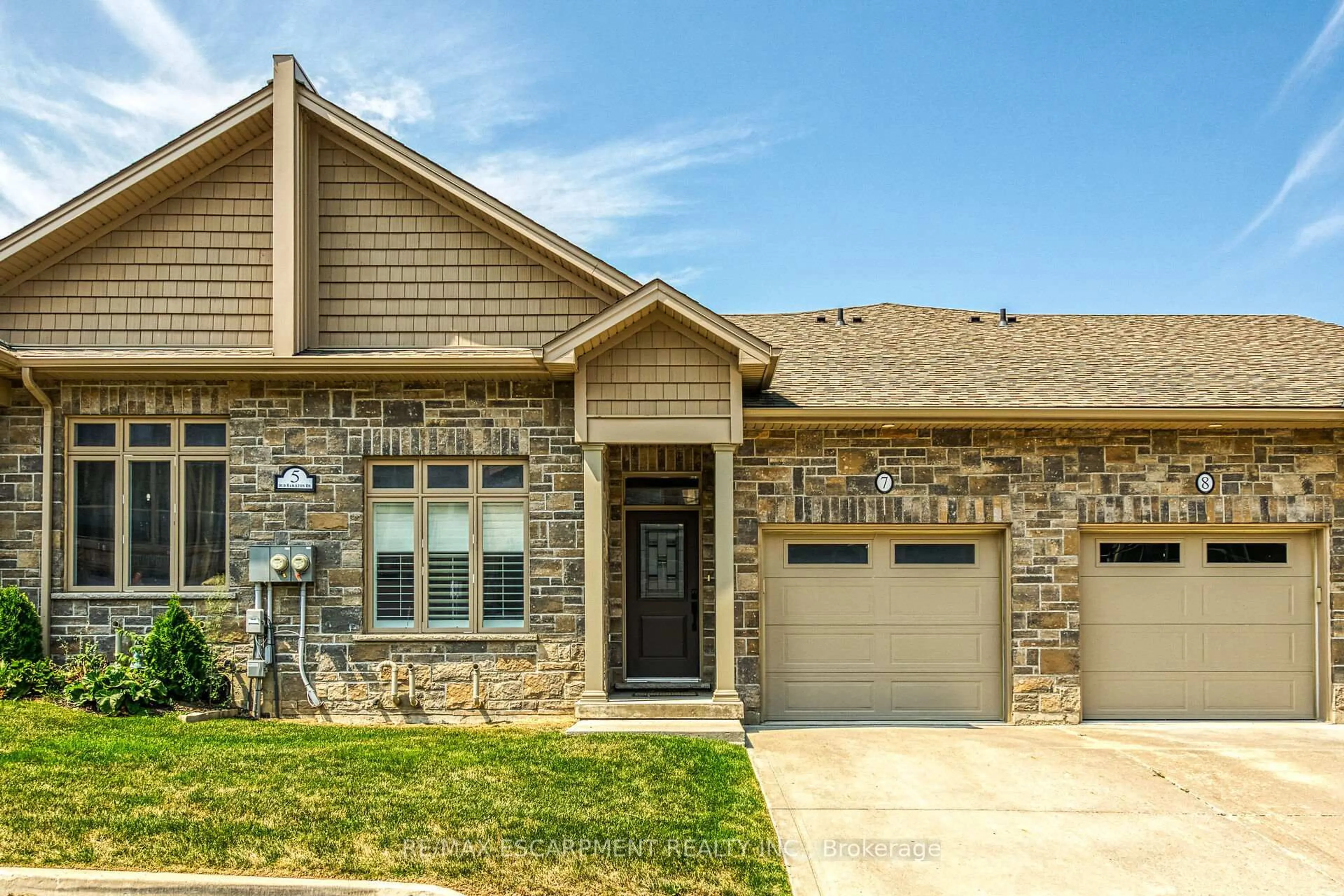 Home with brick exterior material, street for 5 OLD HAMILTON Rd #7, Norfolk Ontario N0A 1N7
