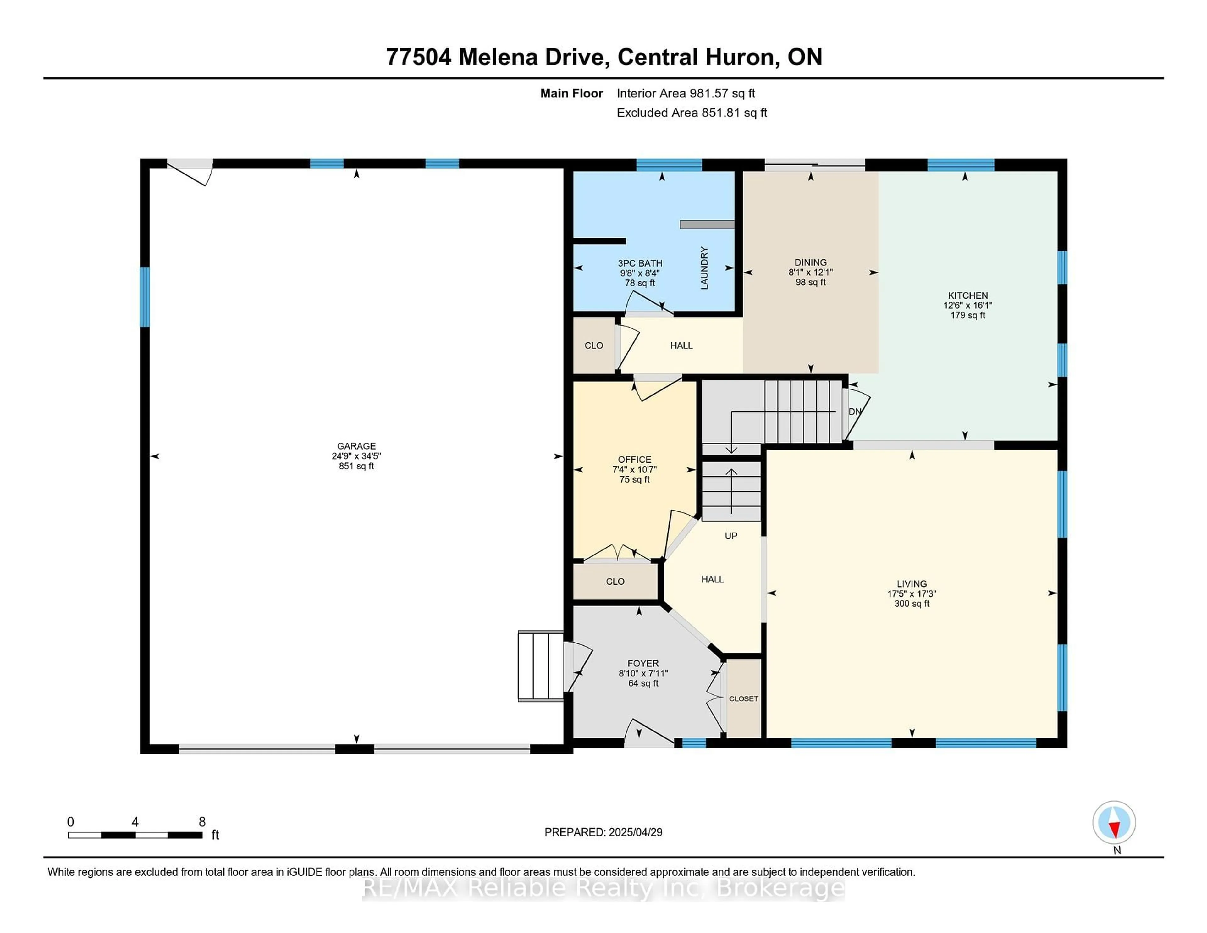 Floor plan for 77504 Melena Dr, Bluewater Ontario N0M 1G0