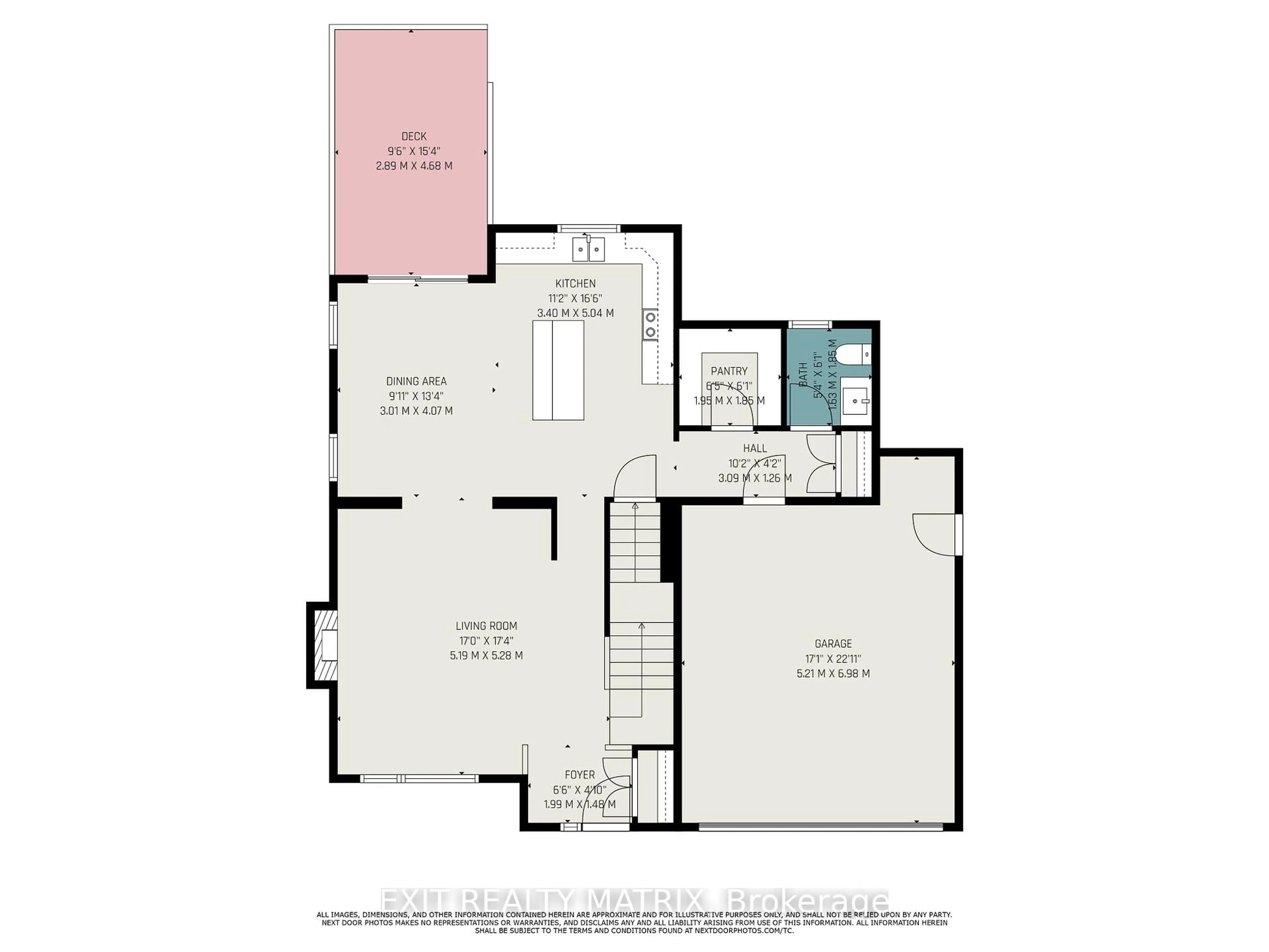 Floor plan for 1355 Fribourg St, Russell Ontario K0A 1W0