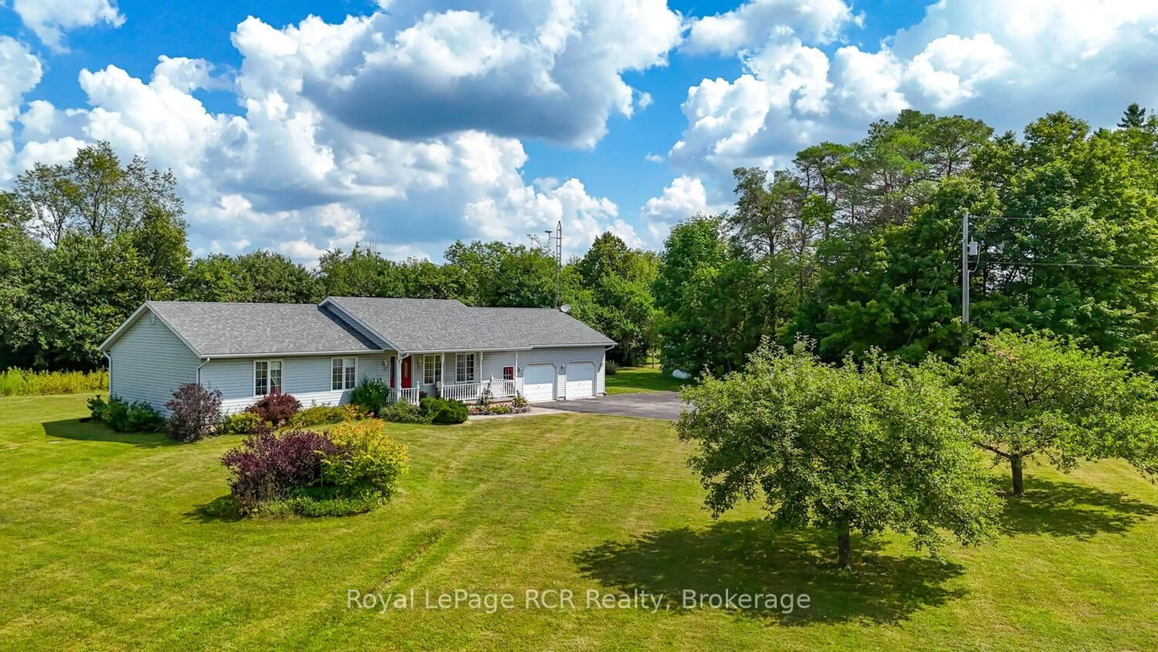 A pic from outside/outdoor area/front of a property/back of a property/a pic from drone, water/lake/river/ocean view for 776251 Hwy #10 Highway, Chatsworth Ontario N0H 1C0