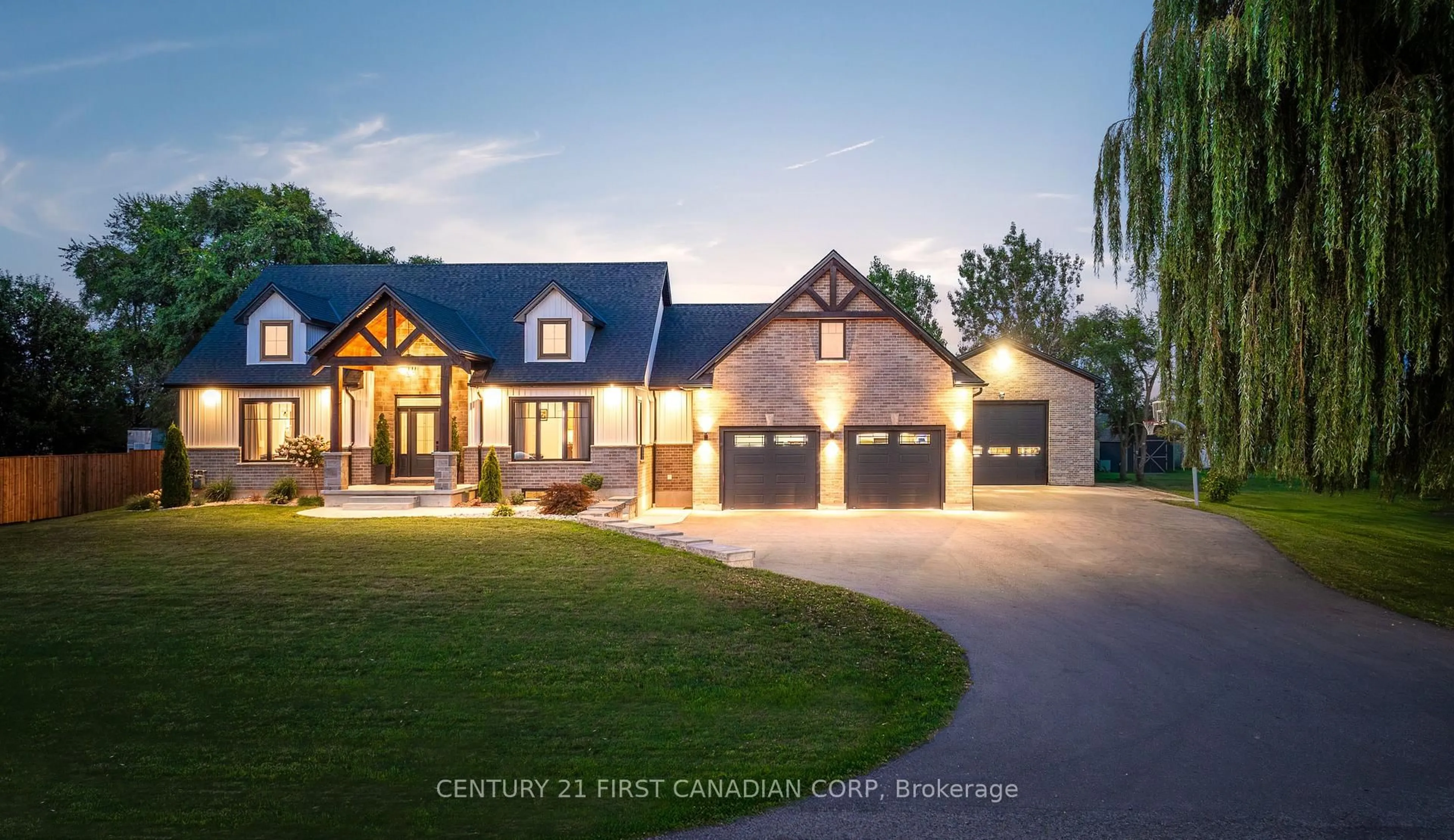 Home with brick exterior material, street for 8848 Walker Rd, Malahide Ontario N5H 2R1
