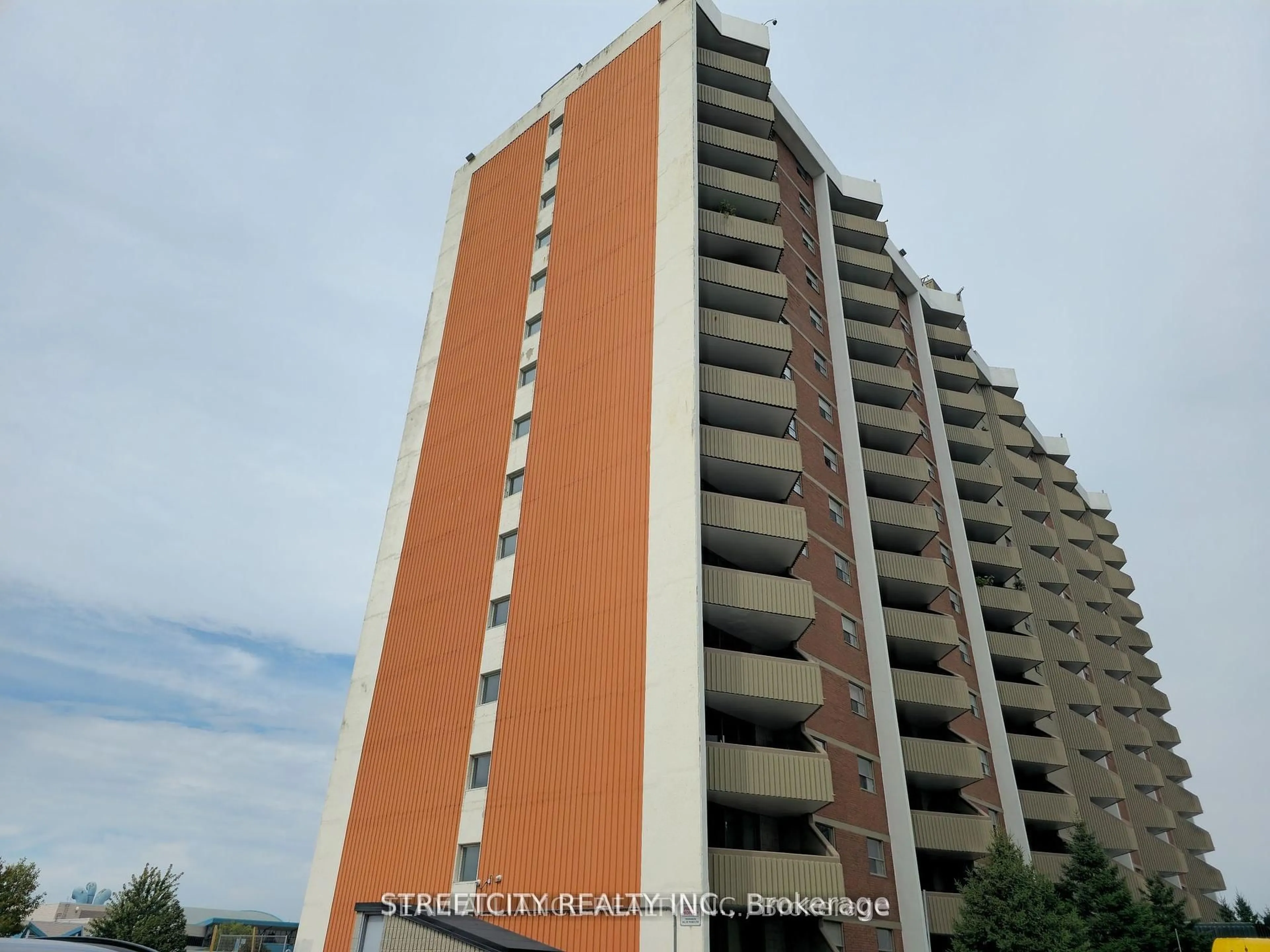 Balcony in the apartment, city buildings view from balcony for 1103 Jalna Blvd #712, London South Ontario N6E 2W8