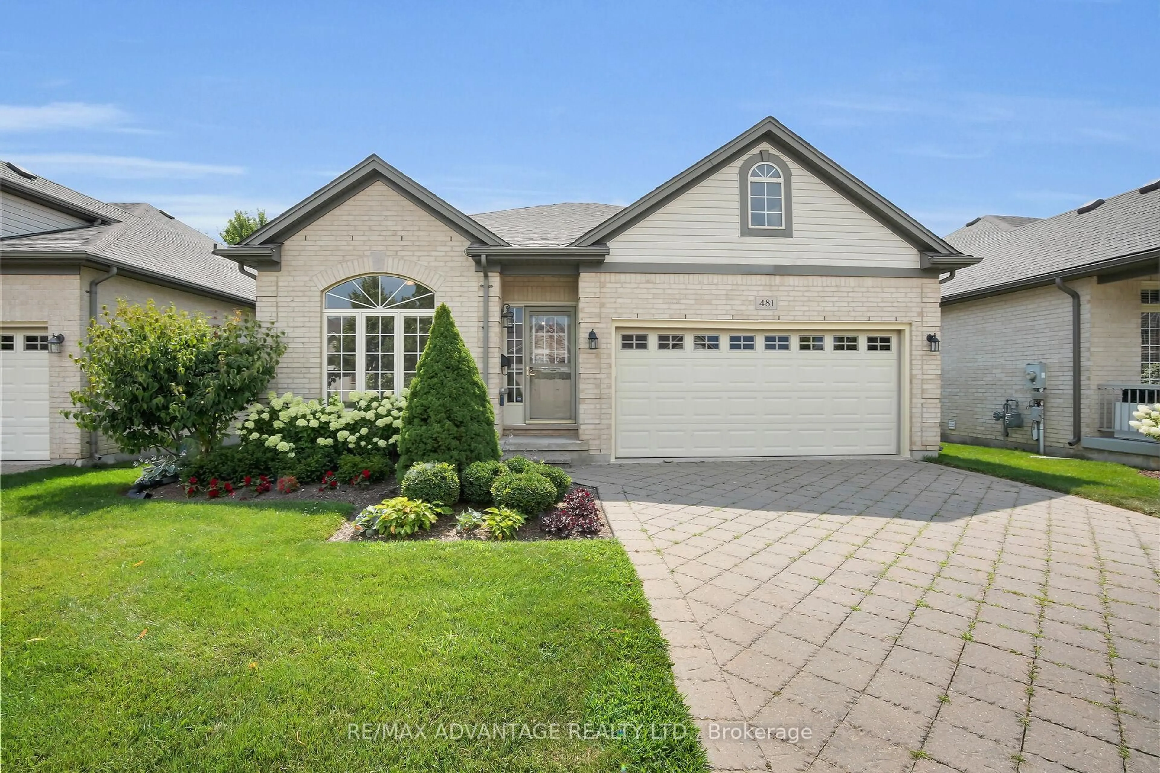 Home with brick exterior material, street for 481 Blue Jay Dr #13, London North Ontario N5X 4K7