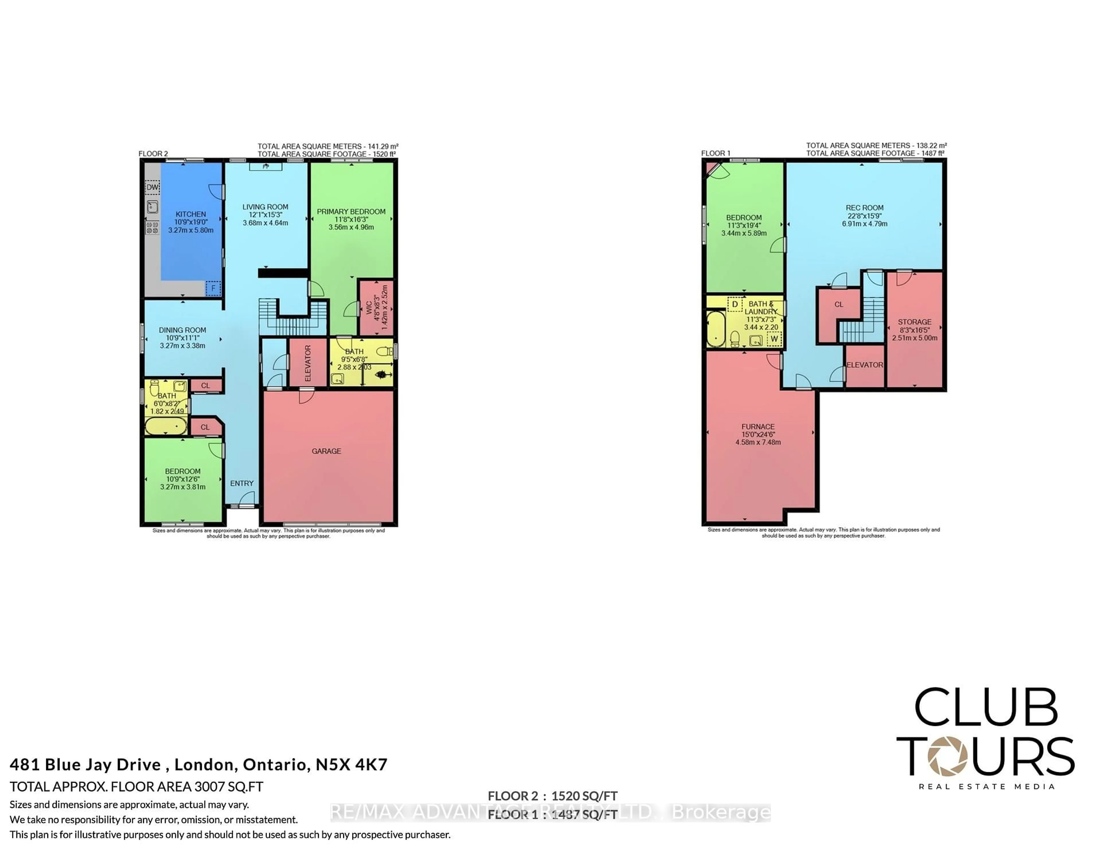 Floor plan for 481 Blue Jay Dr #13, London North Ontario N5X 4K7