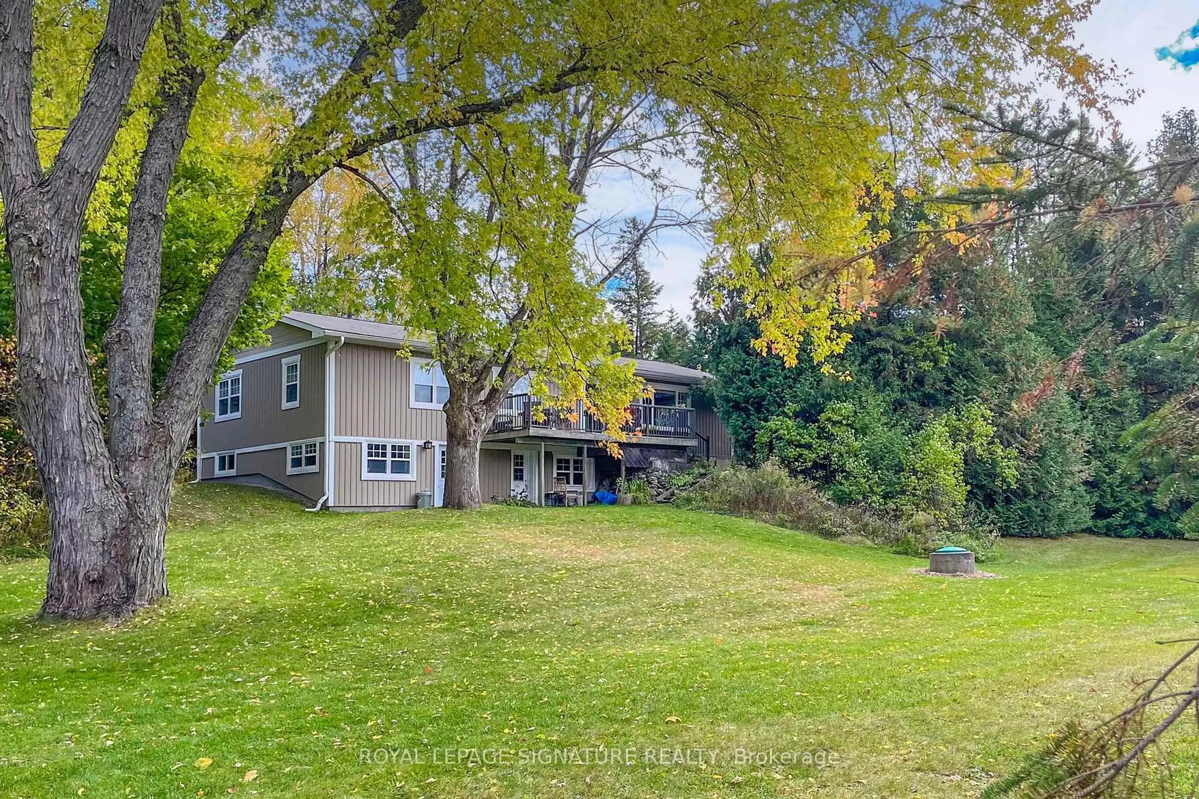 A pic from outside/outdoor area/front of a property/back of a property/a pic from drone, water/lake/river/ocean view for 120 HWY 7A, Cavan Monaghan Ontario L0A 1C0