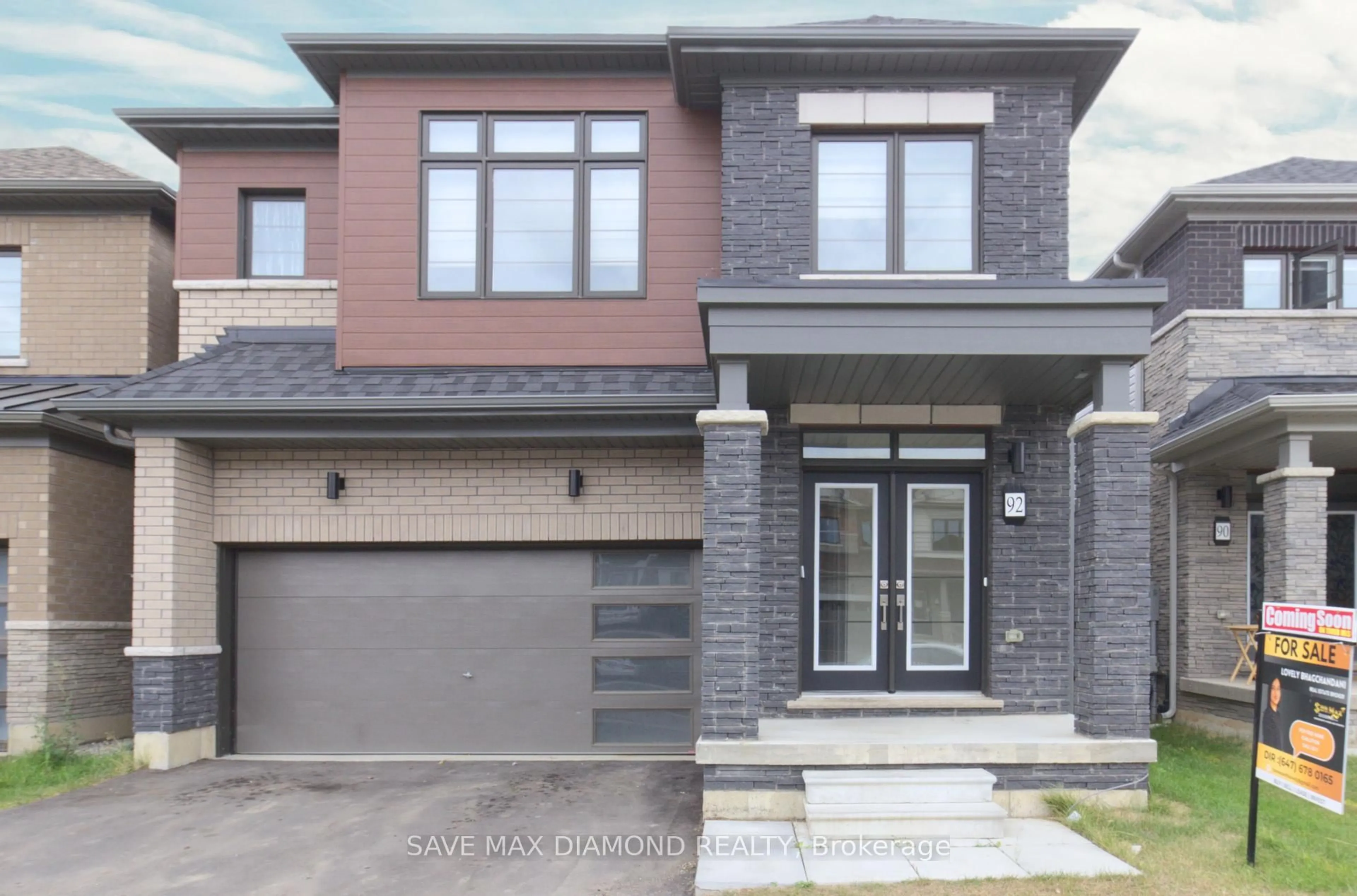 Home with brick exterior material, street for 92 Monteith Dr, Brantford Ontario N3T 0V8