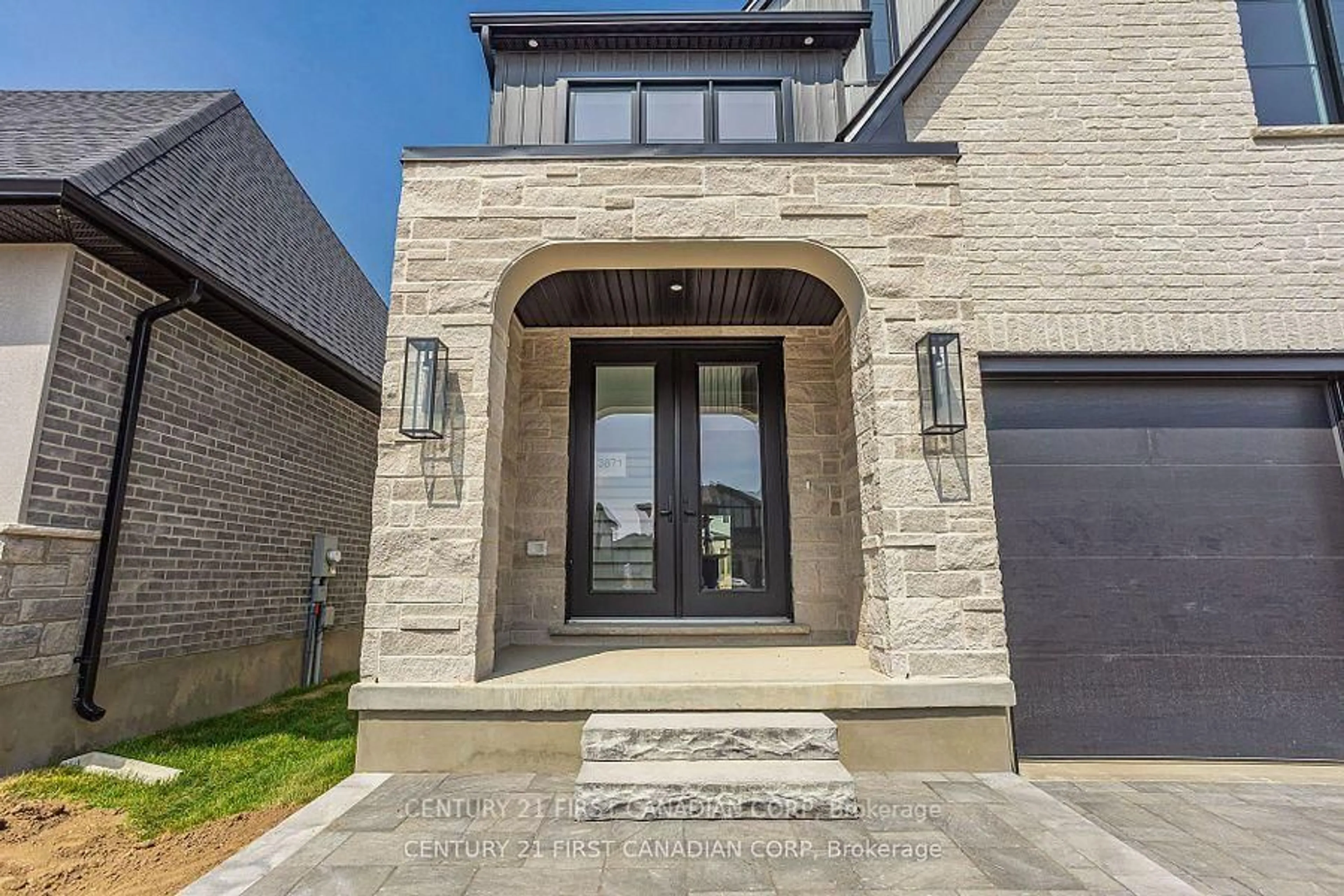 Home with brick exterior material, street for 3871 BIG LEAF Tr, London South Ontario N6P 1H5