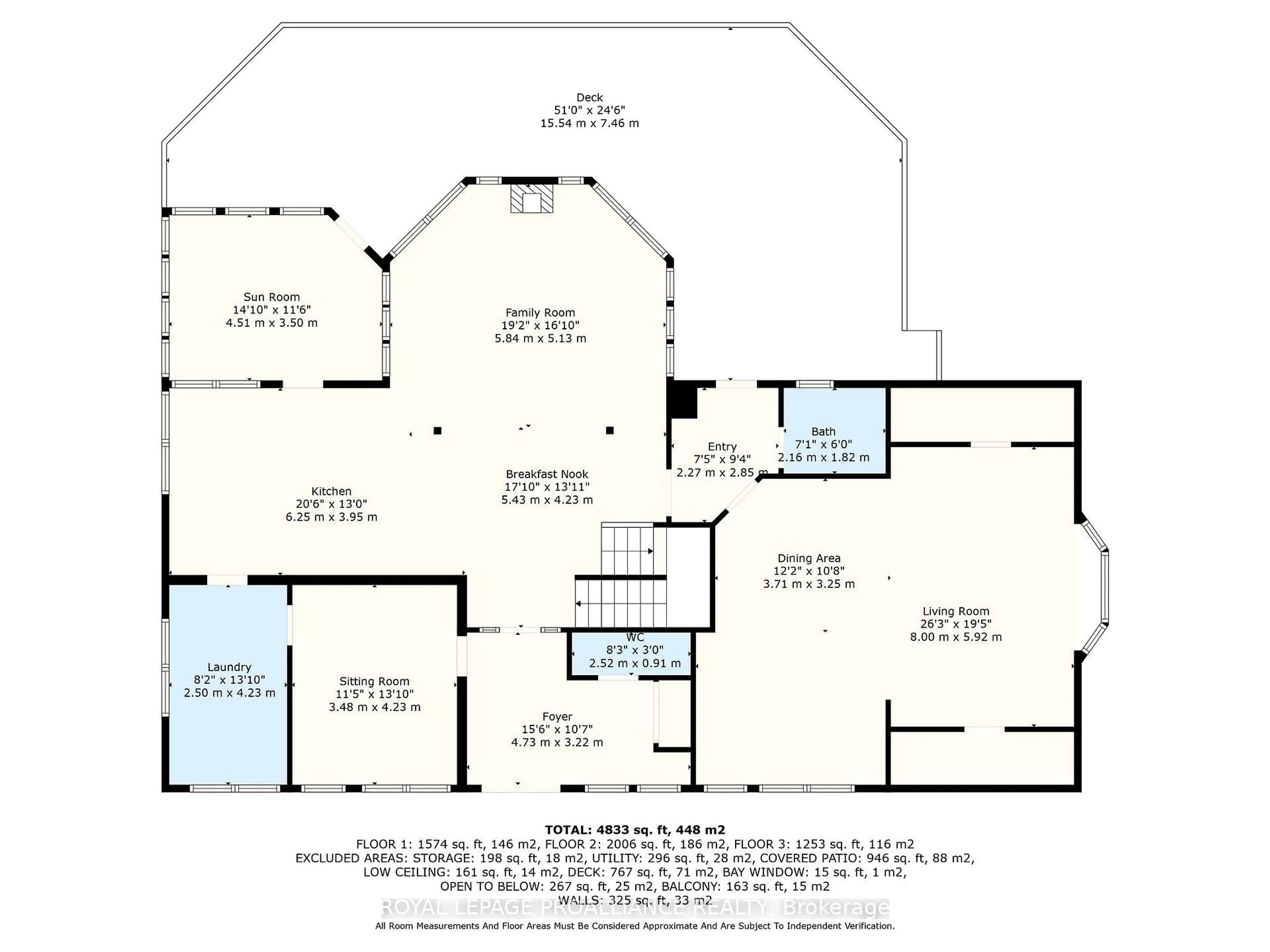 Floor plan for 263 Lakeshore Rd, Brighton Ontario K0K 1H0