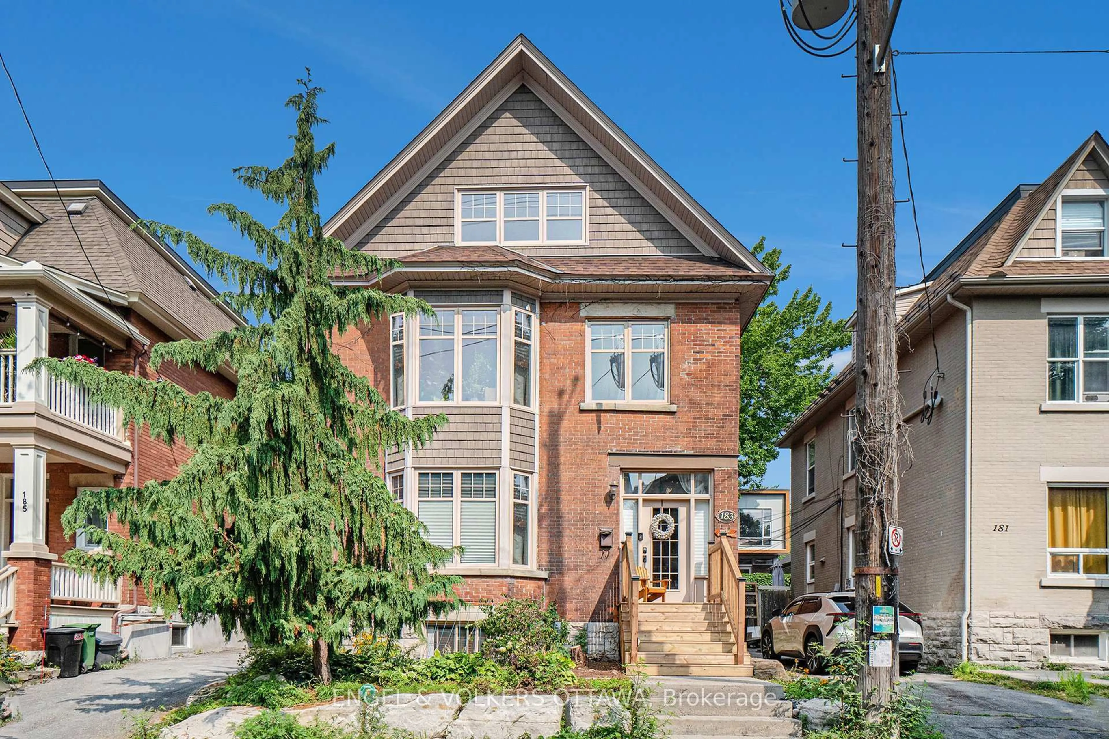 Home with brick exterior material, street for 183 Holmwood Ave, Ottawa Ontario K1S 2P4