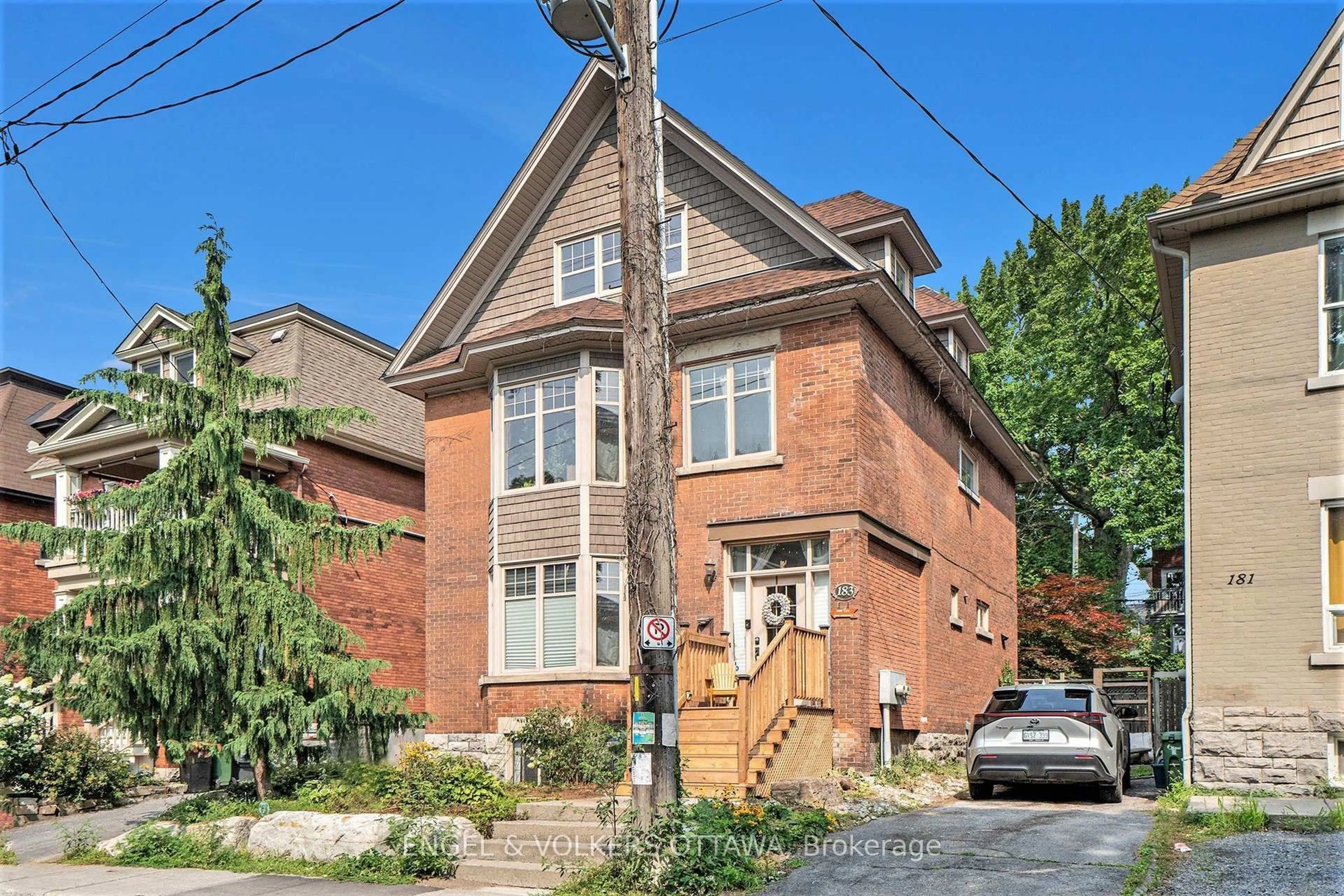 Home with brick exterior material, street for 183 Holmwood Ave, Ottawa Ontario K1S 2P4