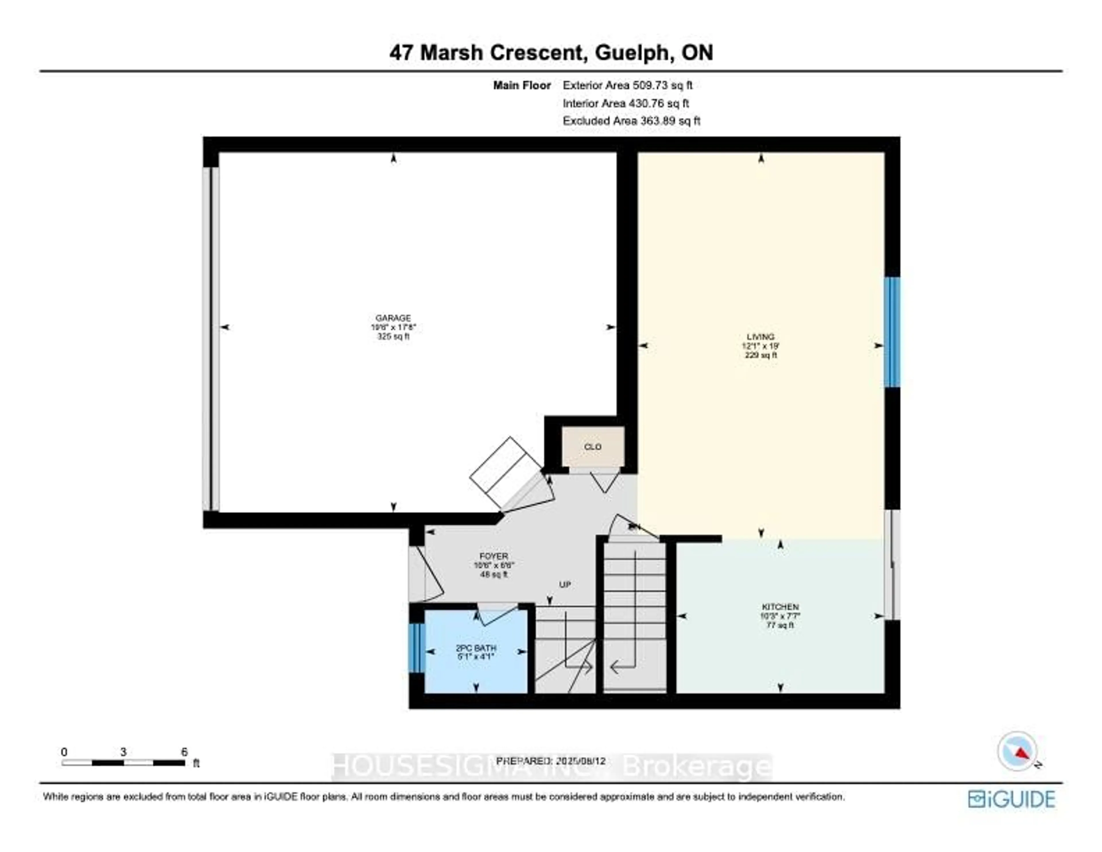 Floor plan for 47 Marsh Cres, Guelph Ontario N1L 1L4