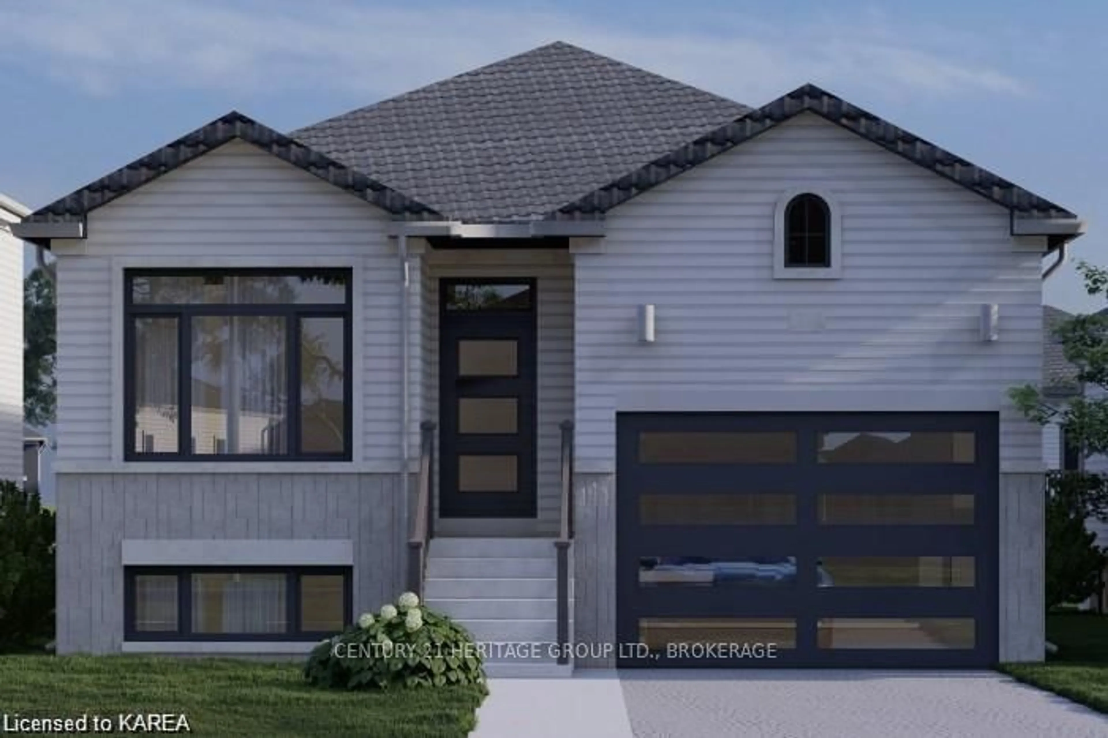 Home with brick exterior material, street for 105 Creighton Dr #Lot 63, Bissett Creek Ontario K0H 2H0