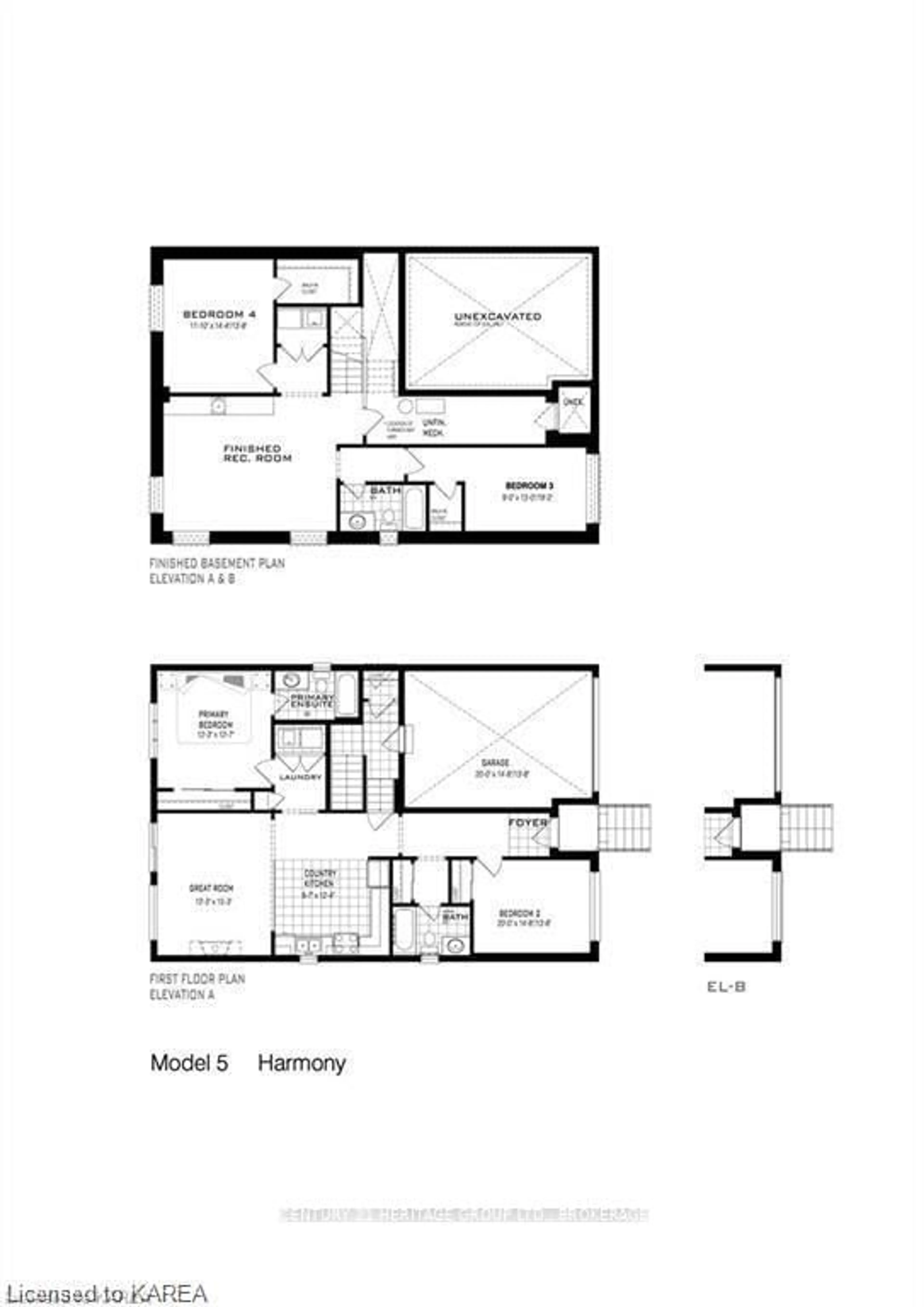 Floor plan for 105 Creighton Dr #Lot 63, Bissett Creek Ontario K0H 2H0