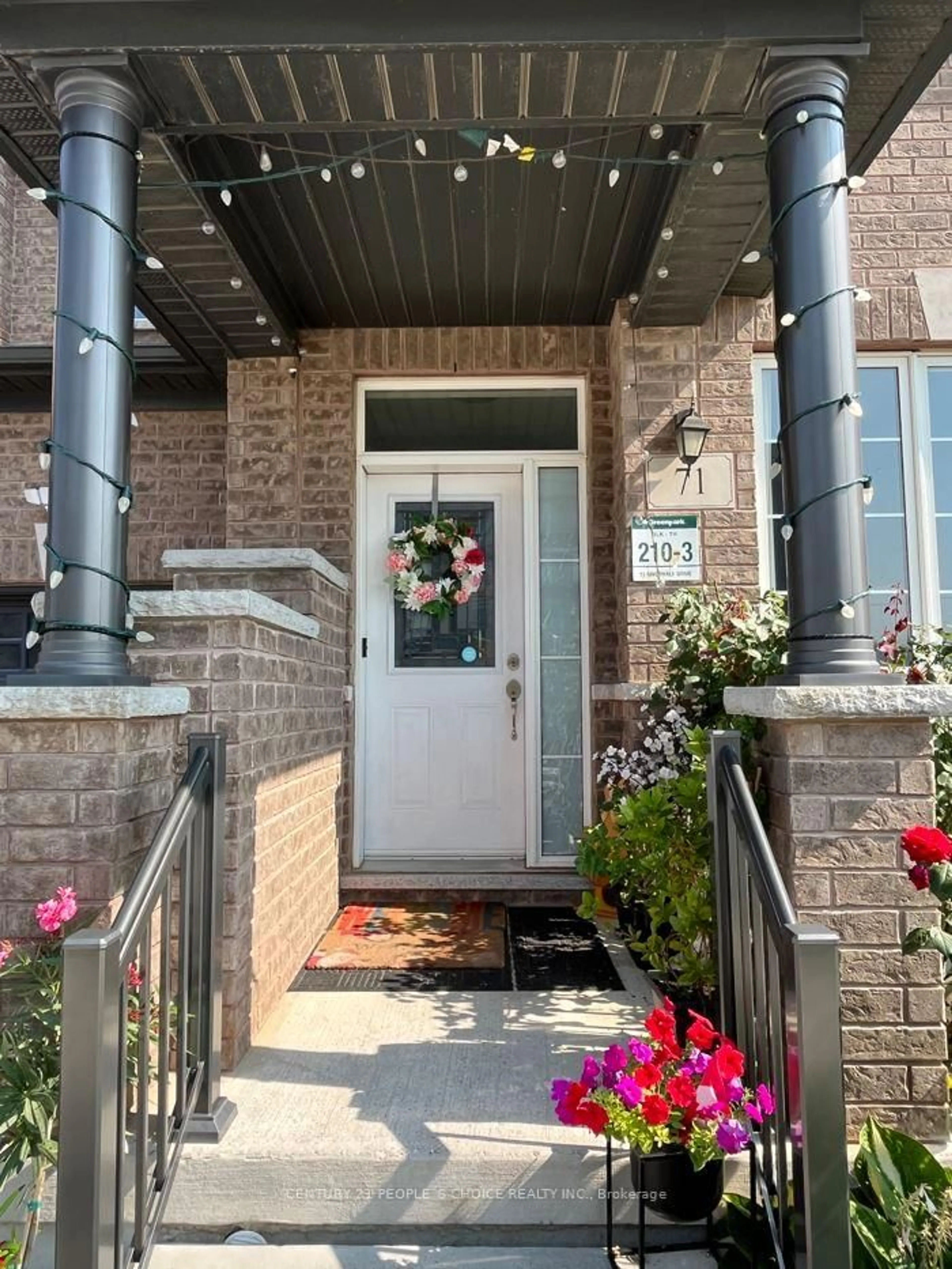 Home with brick exterior material, street for 71 Riverwalk Dr, Hamilton Ontario L0R 2H1
