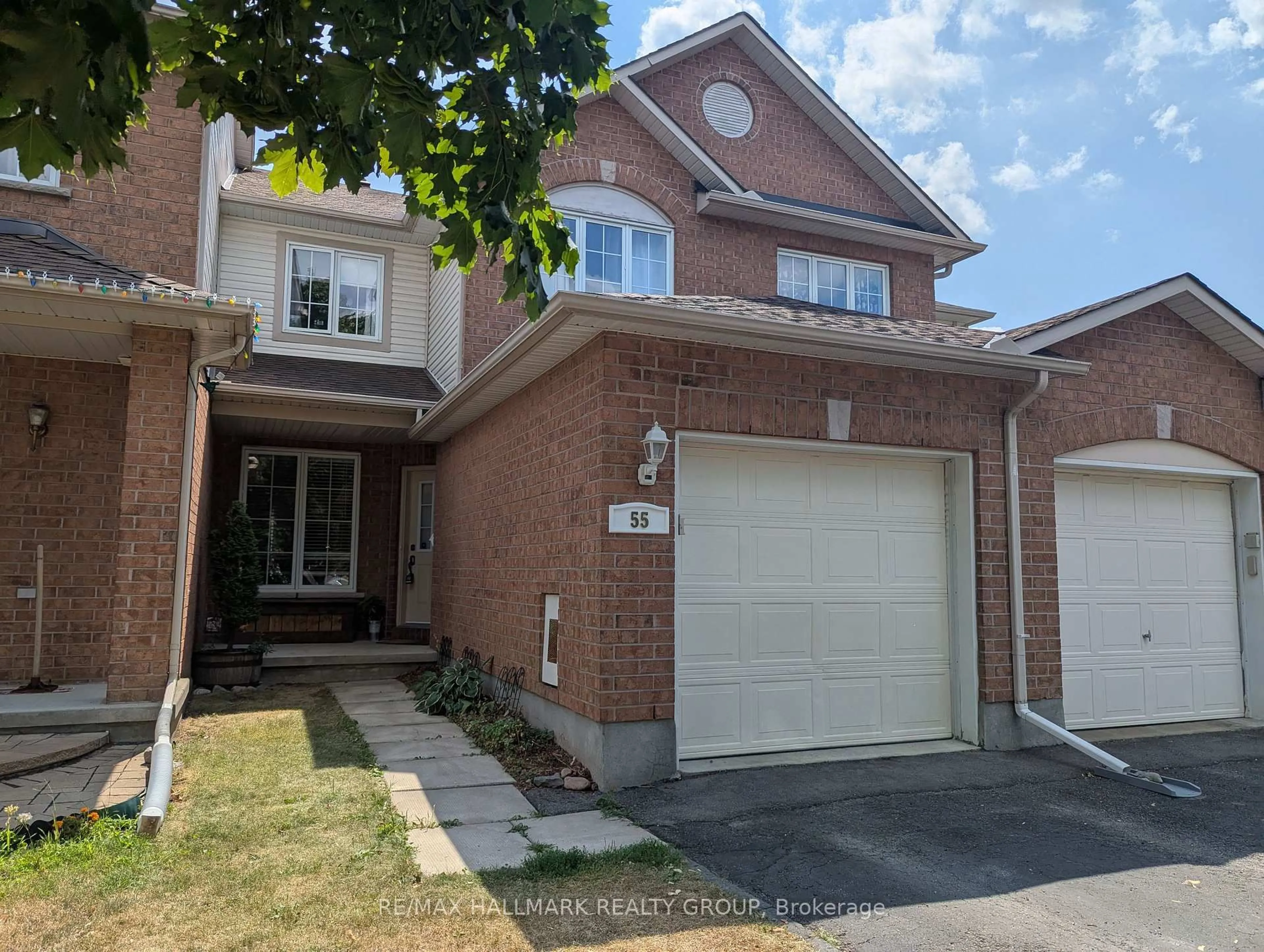 Home with brick exterior material, street for 55 Binbury Way, Ottawa Ontario K1T 4C2