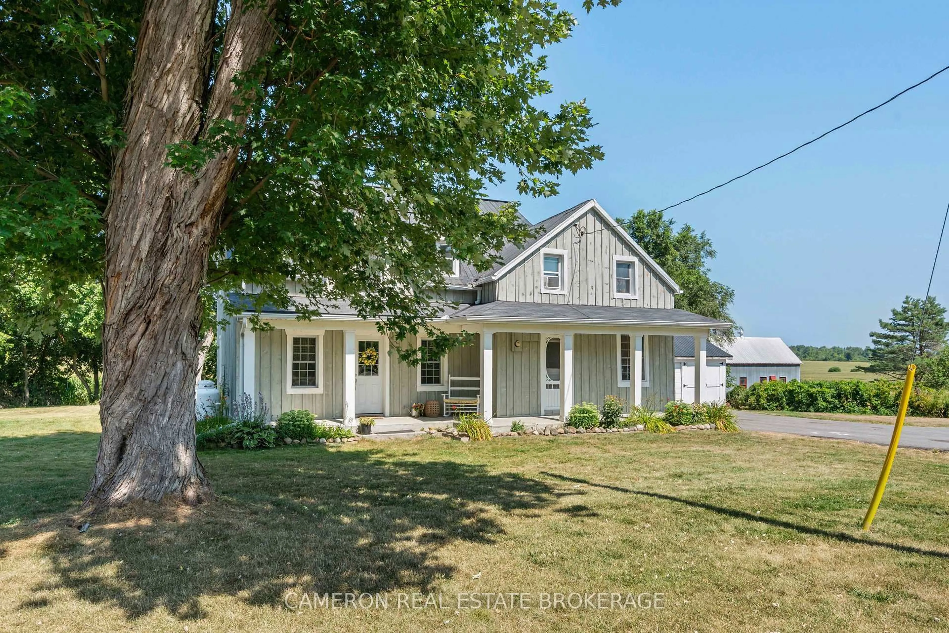 A pic from outside/outdoor area/front of a property/back of a property/a pic from drone, street for 17347 McMillan Corners Rd, South Stormont Ontario K0C 1V0
