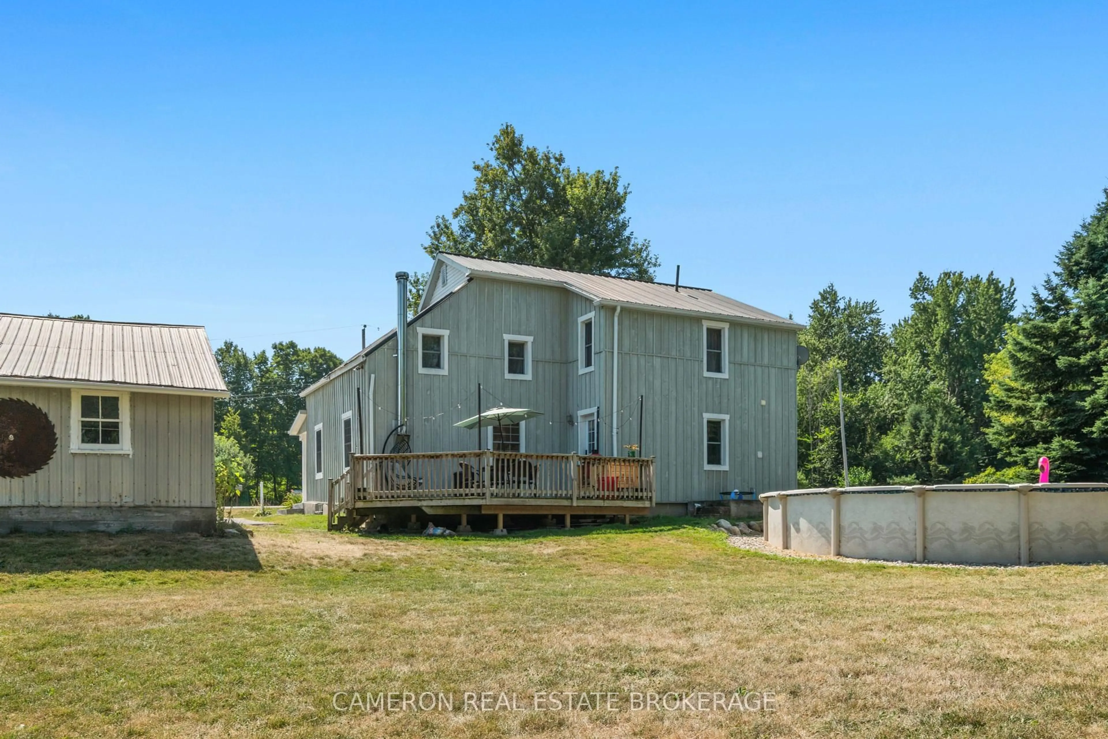 A pic from outside/outdoor area/front of a property/back of a property/a pic from drone, unknown for 17347 McMillan Corners Rd, South Stormont Ontario K0C 1V0