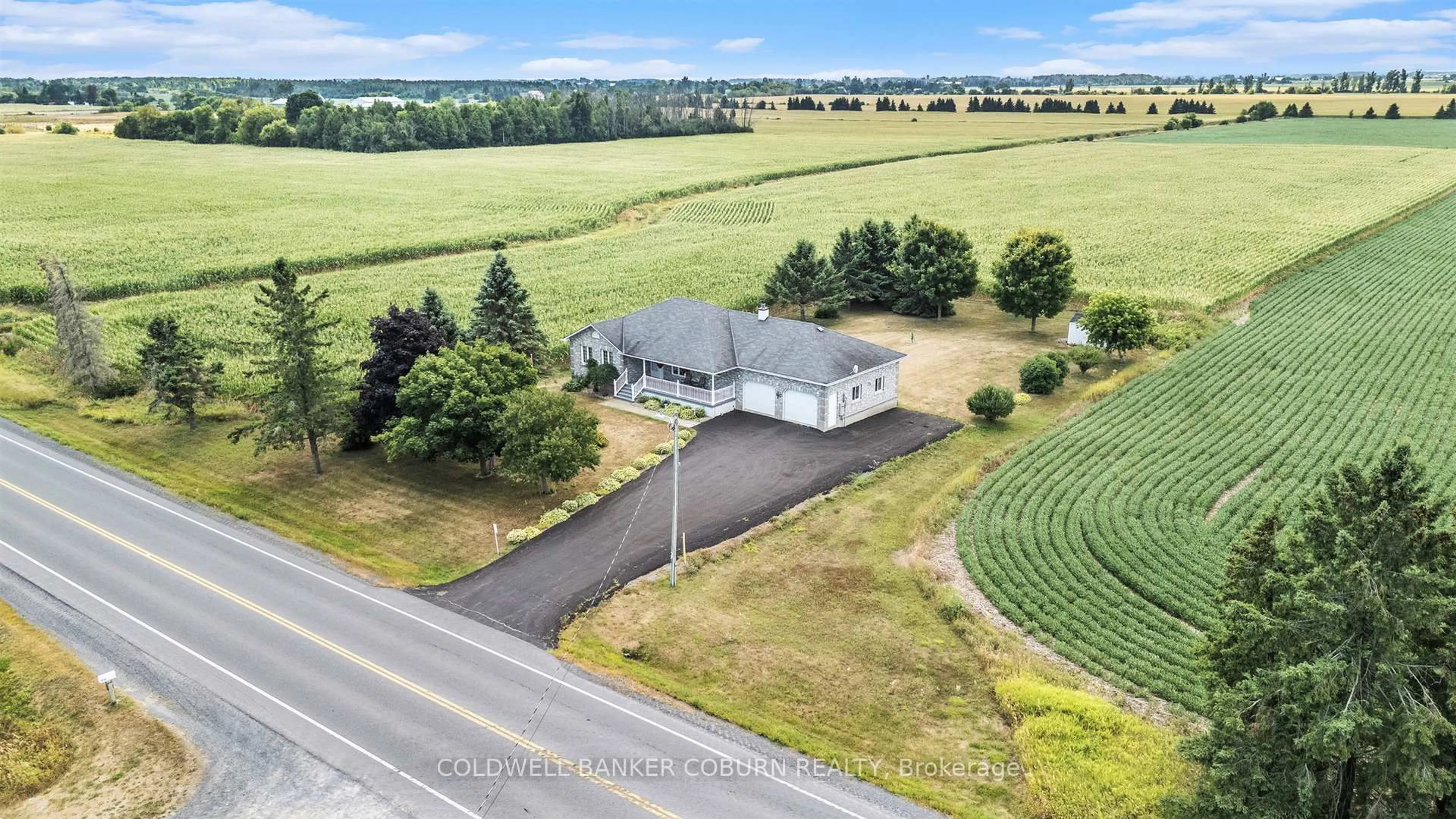 A pic from outside/outdoor area/front of a property/back of a property/a pic from drone, unknown for 3010 County 7 Rd, North Dundas Ontario K0C 1H0