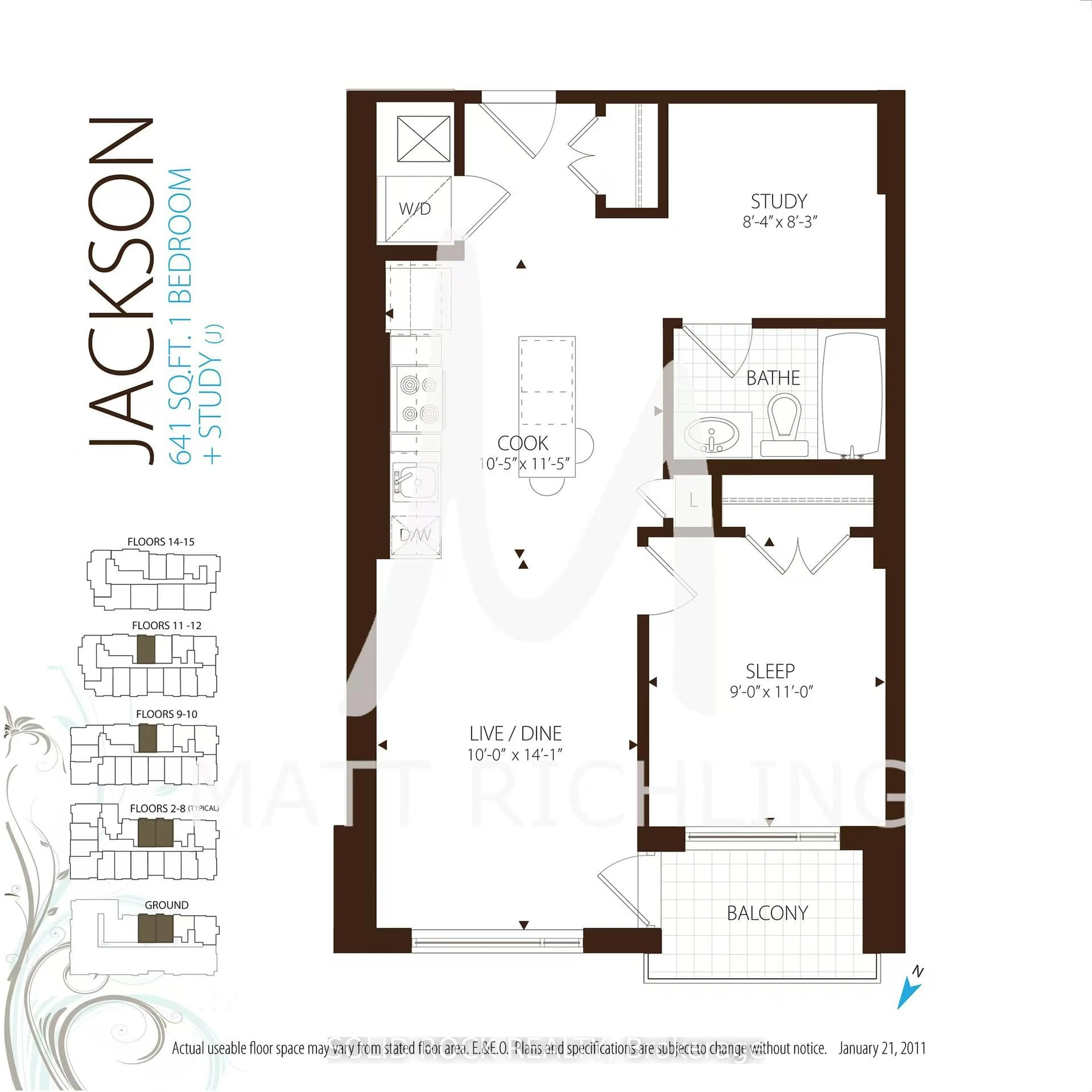 Floor plan for 238 Besserer St #703, Ottawa Ontario K1N 6B1