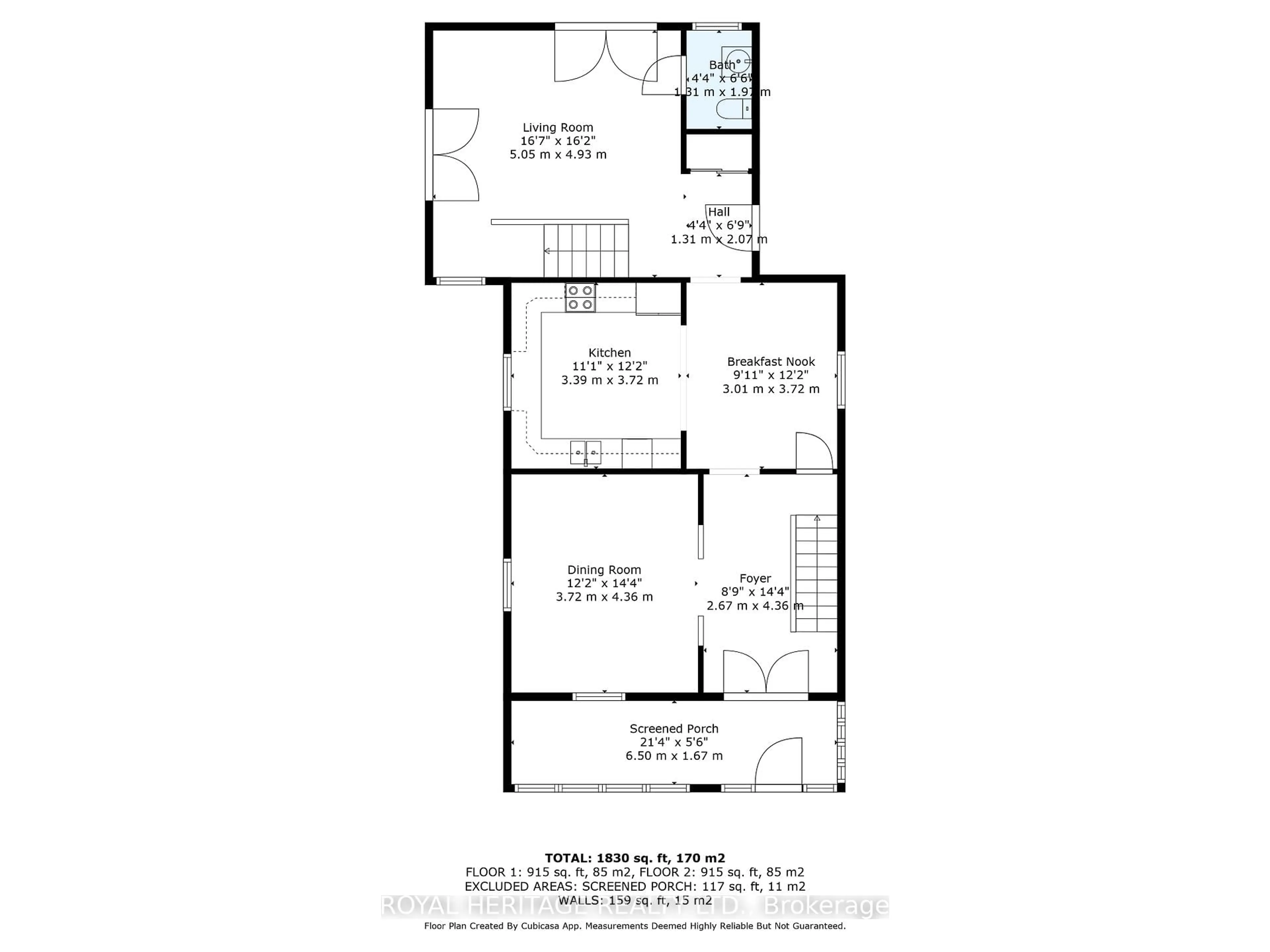 Floor plan for 60 Booth St, Trent Hills Ontario K0L 1L0