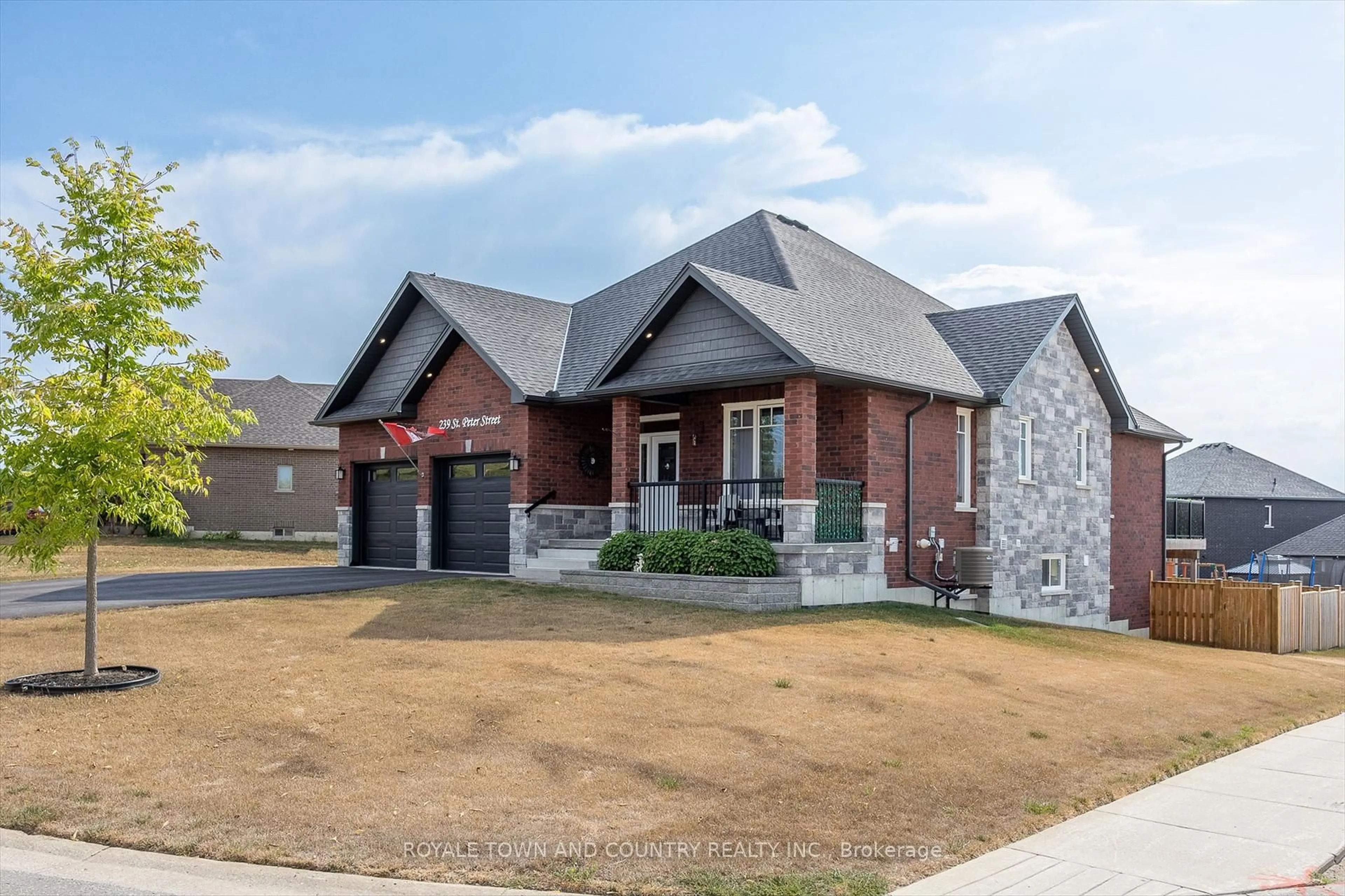 Home with brick exterior material, street for 239 ST.PETER St, Kawartha Lakes Ontario K9V 5E3