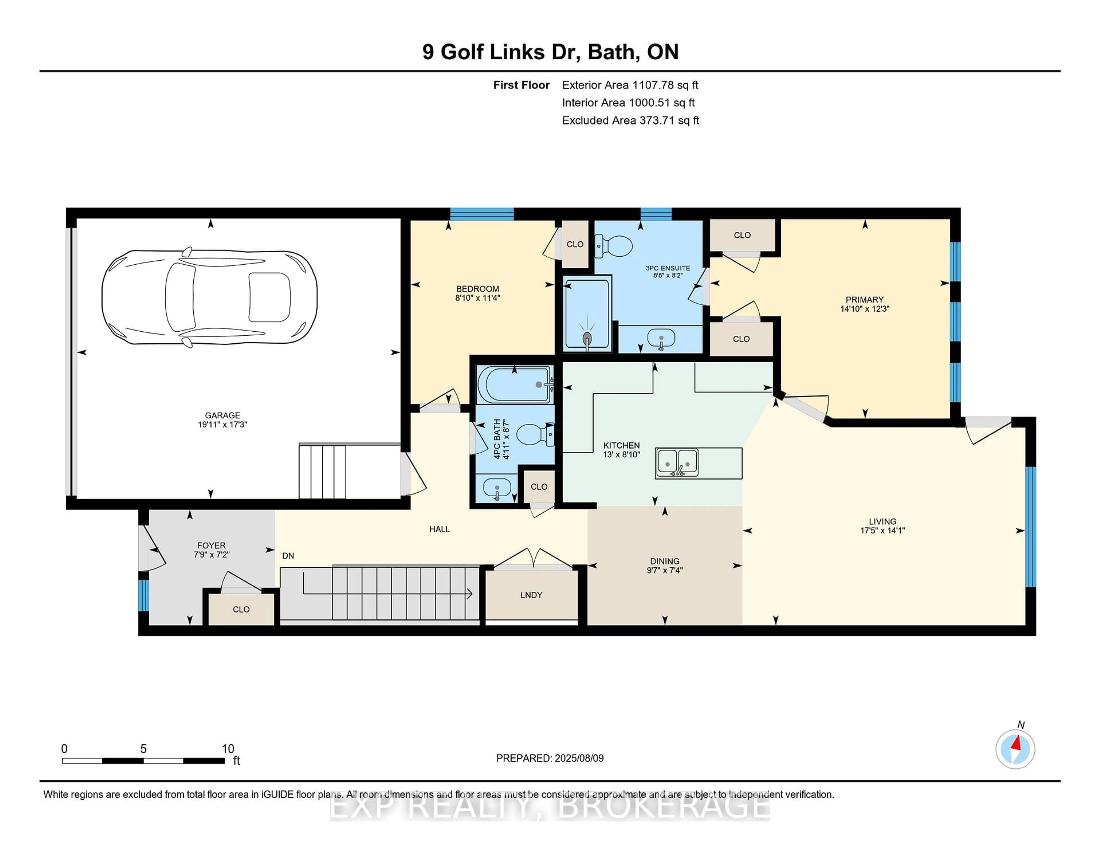 Floor plan for 9 Golf Links Dr, Bath Ontario K0H 1G0