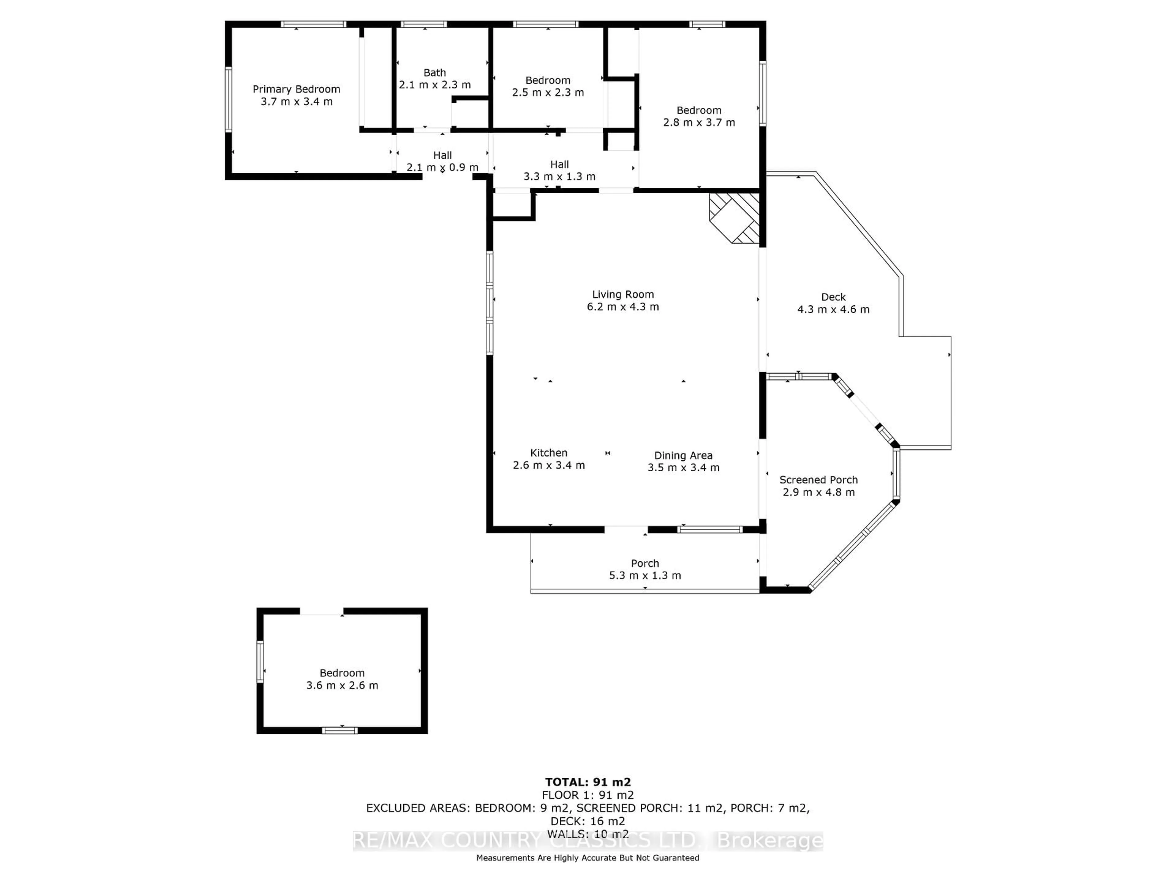 Floor plan for 82A Chescher Cres, Coe Hill Ontario K0L 1P0