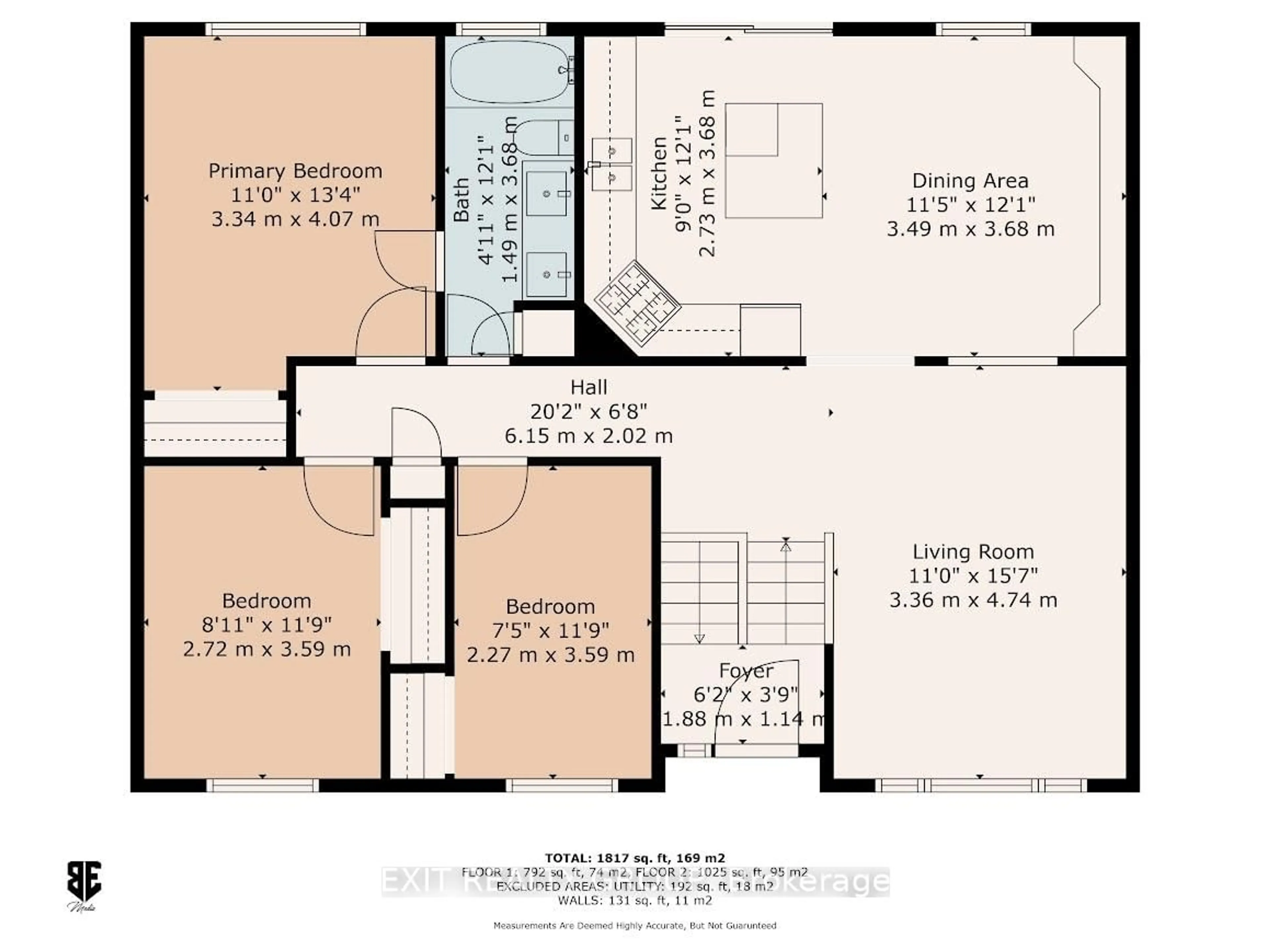 Floor plan for 4 Dixie Pl, Belleville Ontario K8P 5A9