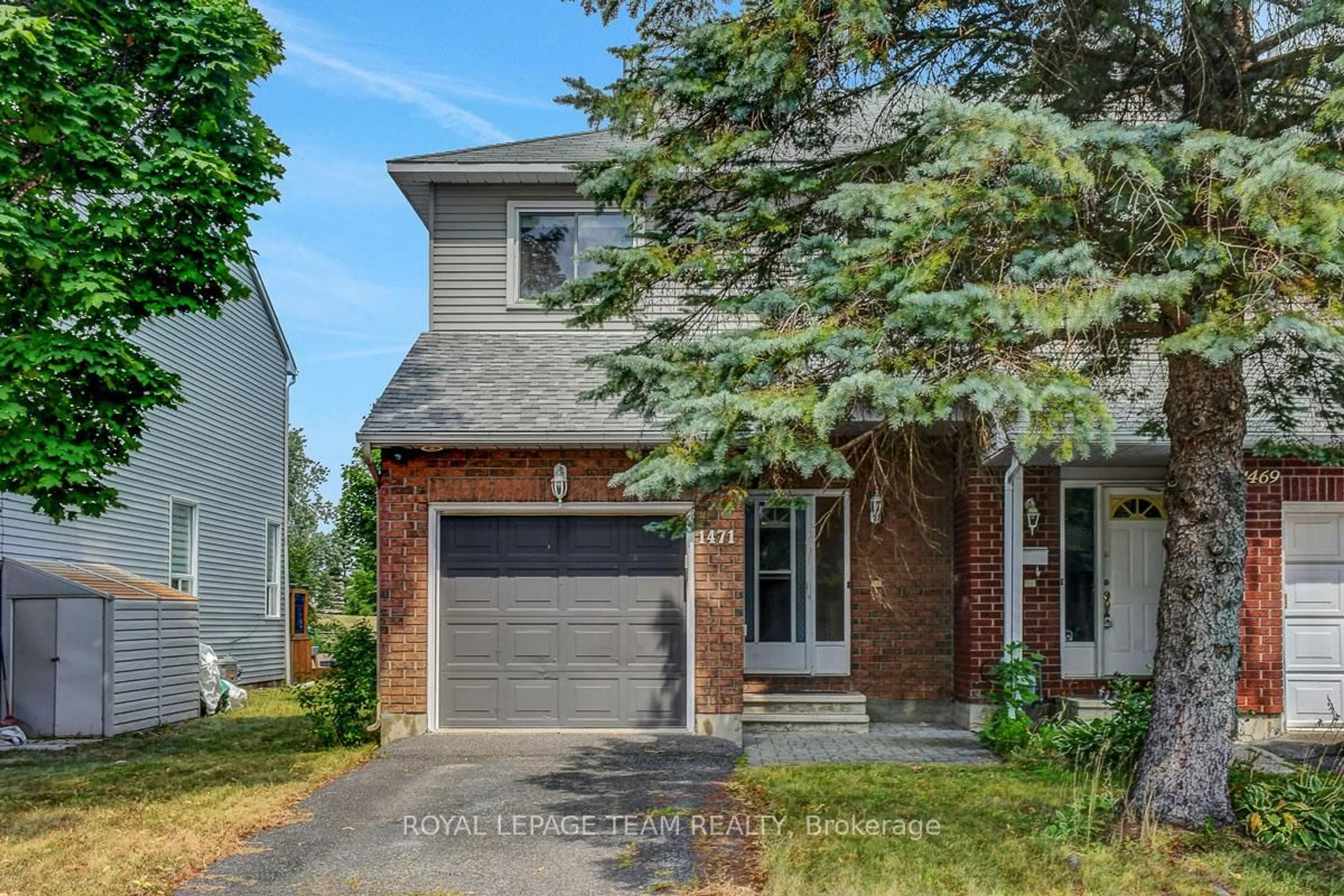 Home with brick exterior material, street for 1471 Briarfield Cres, Orleans Ontario K4A 3G6