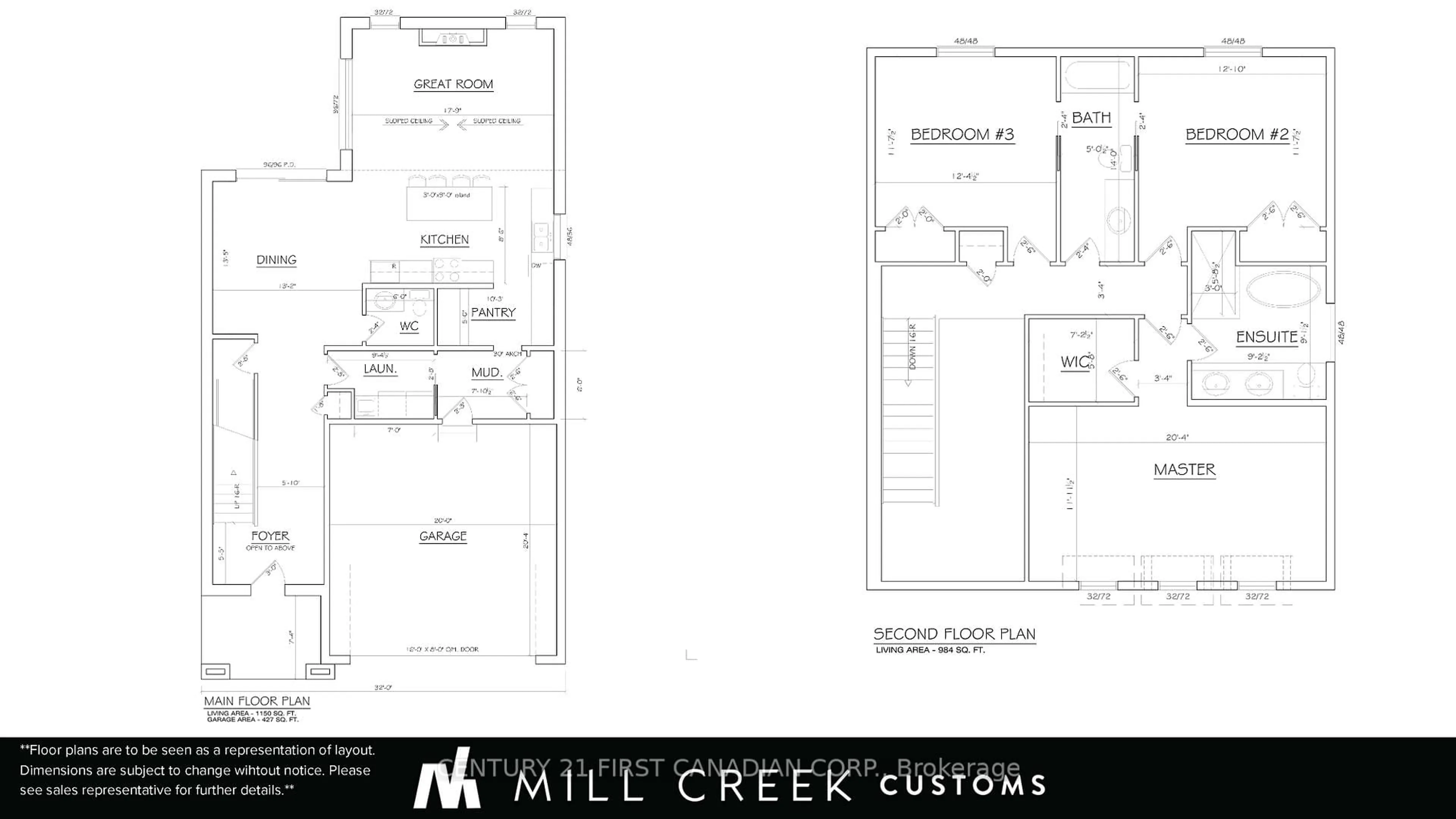 Floor plan for 8 Sheldabren St, North Middlesex Ontario N0M 1A0