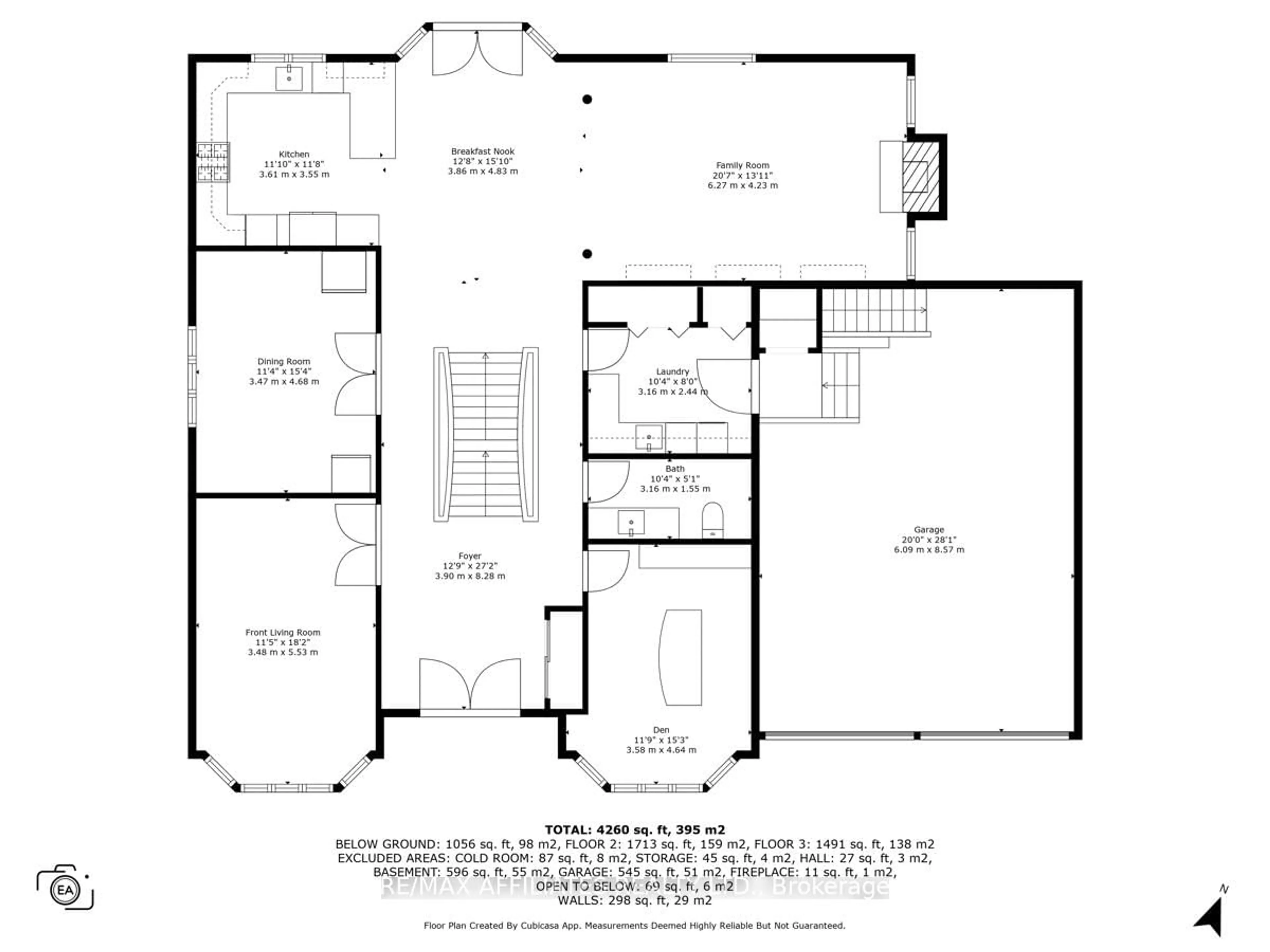 Floor plan for 1145 Snow St, Ottawa Ontario K1J 7R5