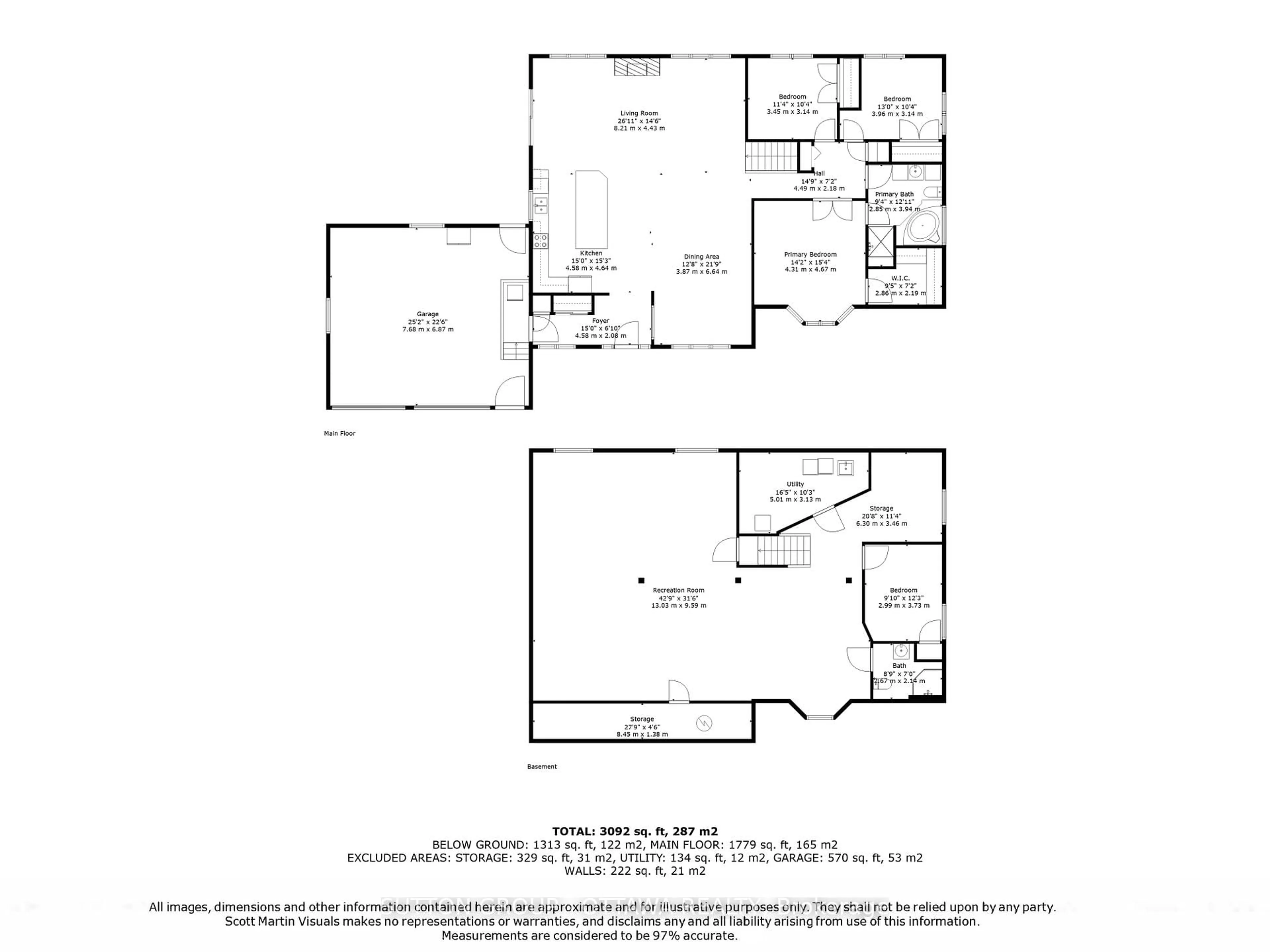 Floor plan for 1528 Back Place Ave, Ottawa Ontario K4P 1R3