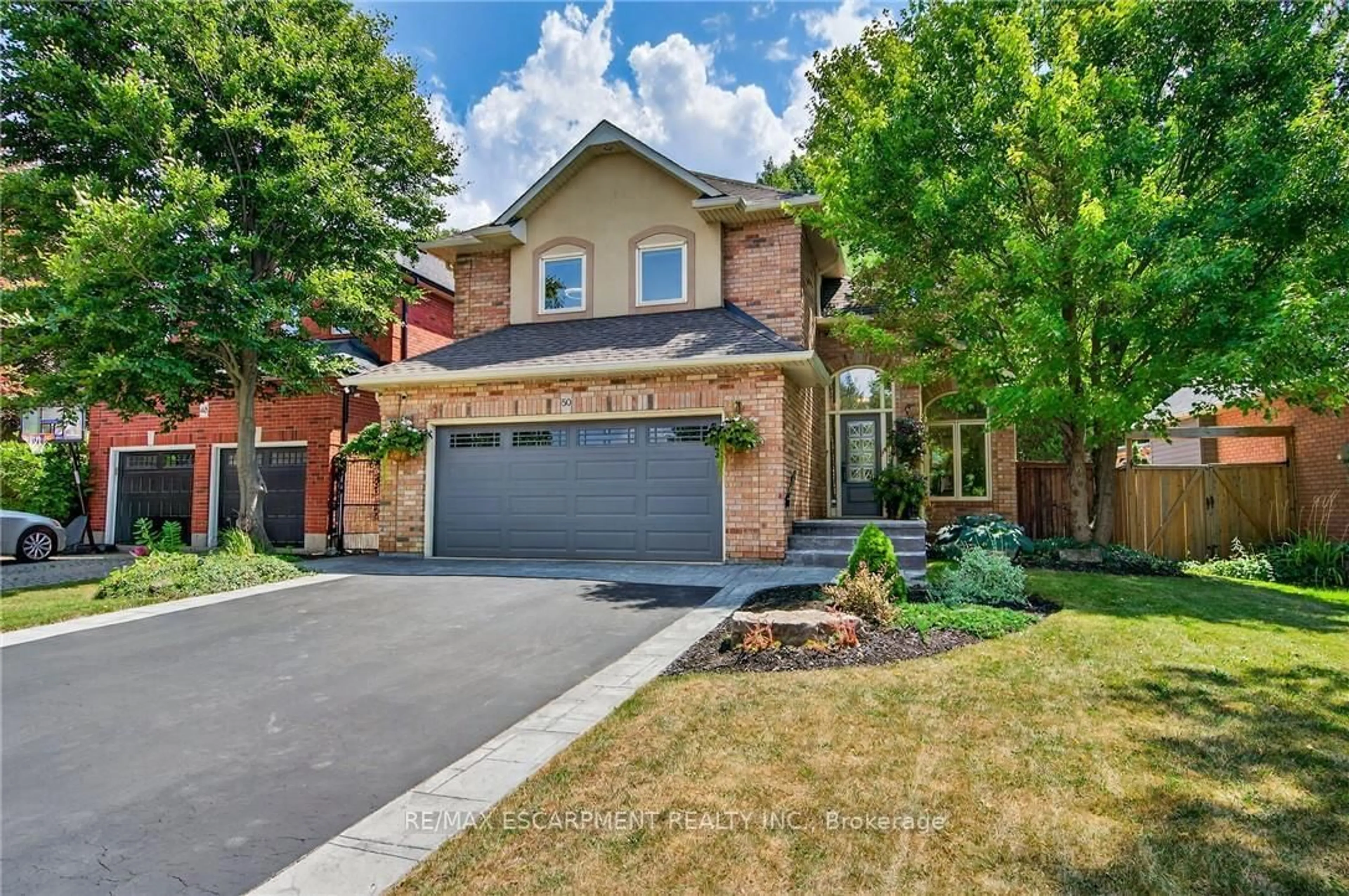 Home with brick exterior material, street for 50 LONGYEAR Dr, Hamilton Ontario L0R 2H5