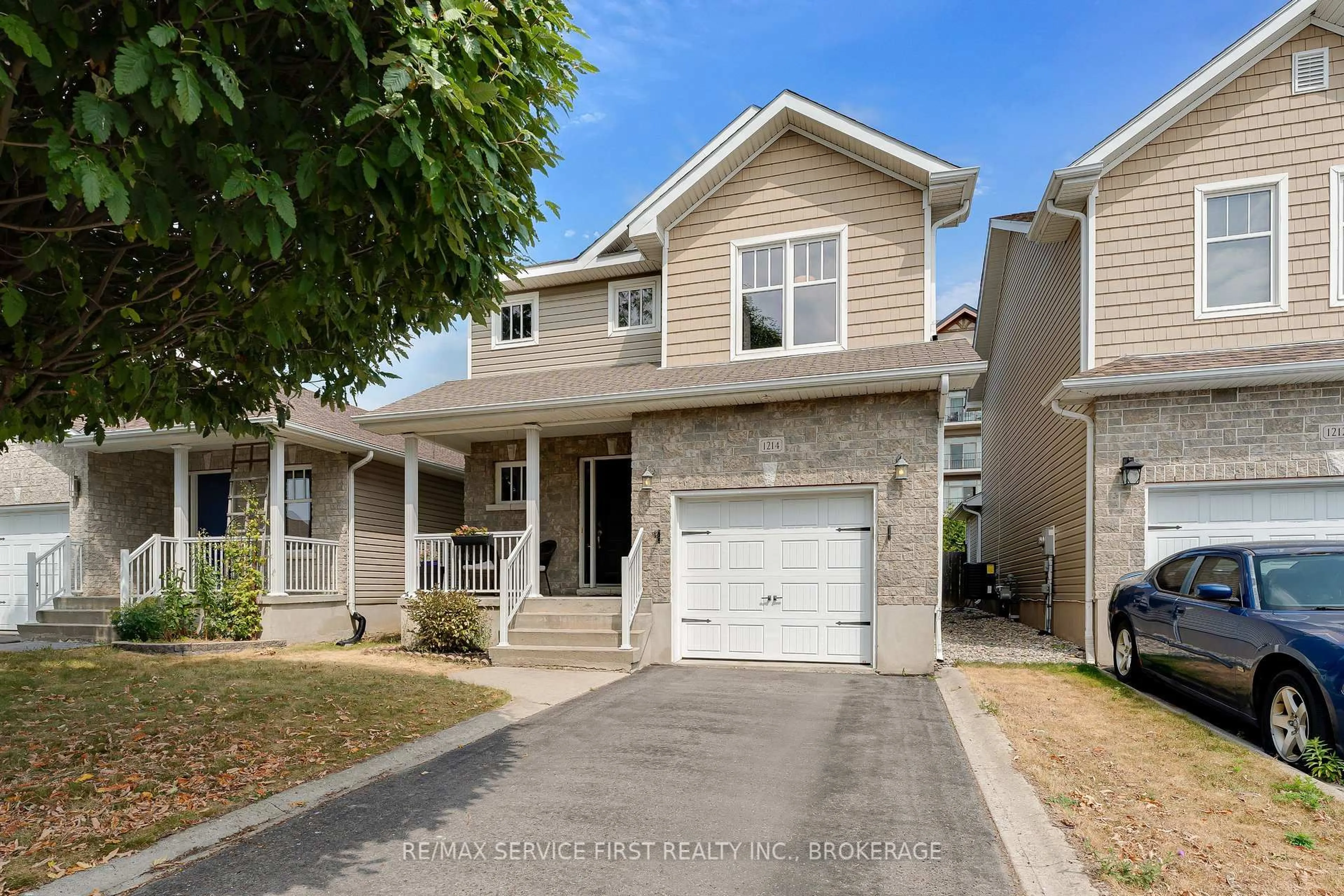 Home with vinyl exterior material, street for 1214 Amanda Crt, Kingston Ontario K7P 0C3