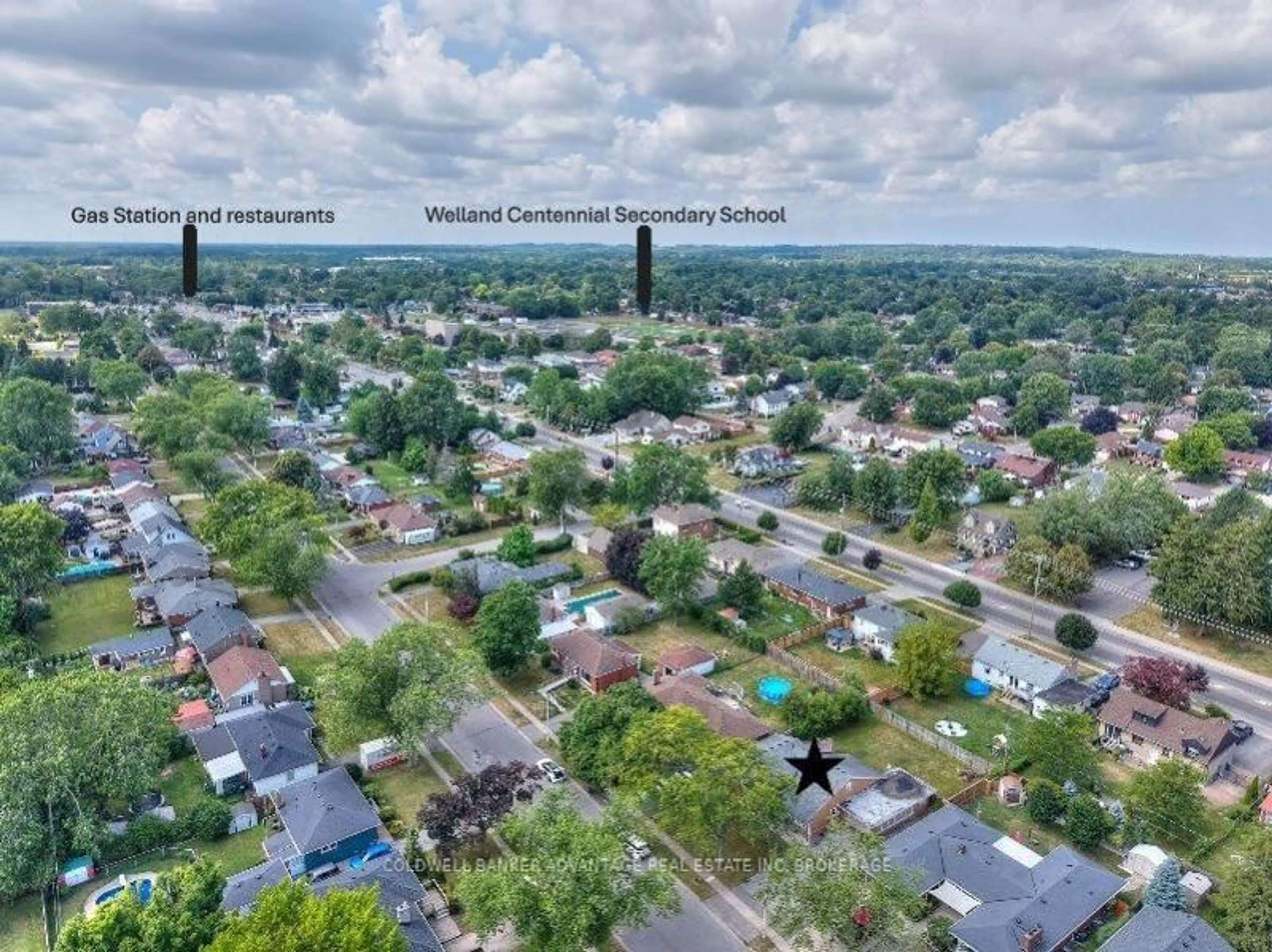 A pic from outside/outdoor area/front of a property/back of a property/a pic from drone, street for 184 Price Ave, Welland Ontario L3C 3Y6