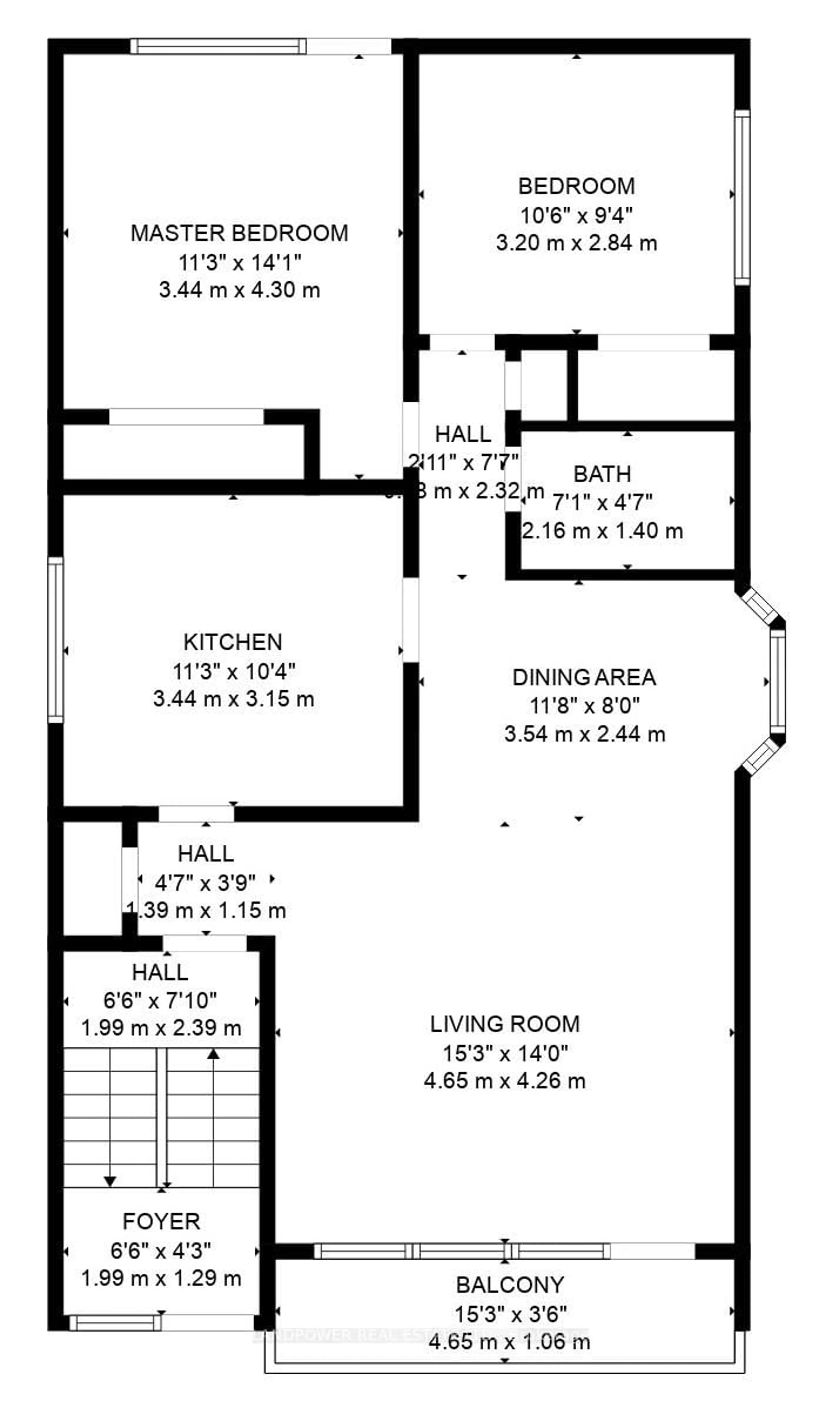 Floor plan for 730 Chemong Rd, Peterborough North Ontario K9H 5Y9