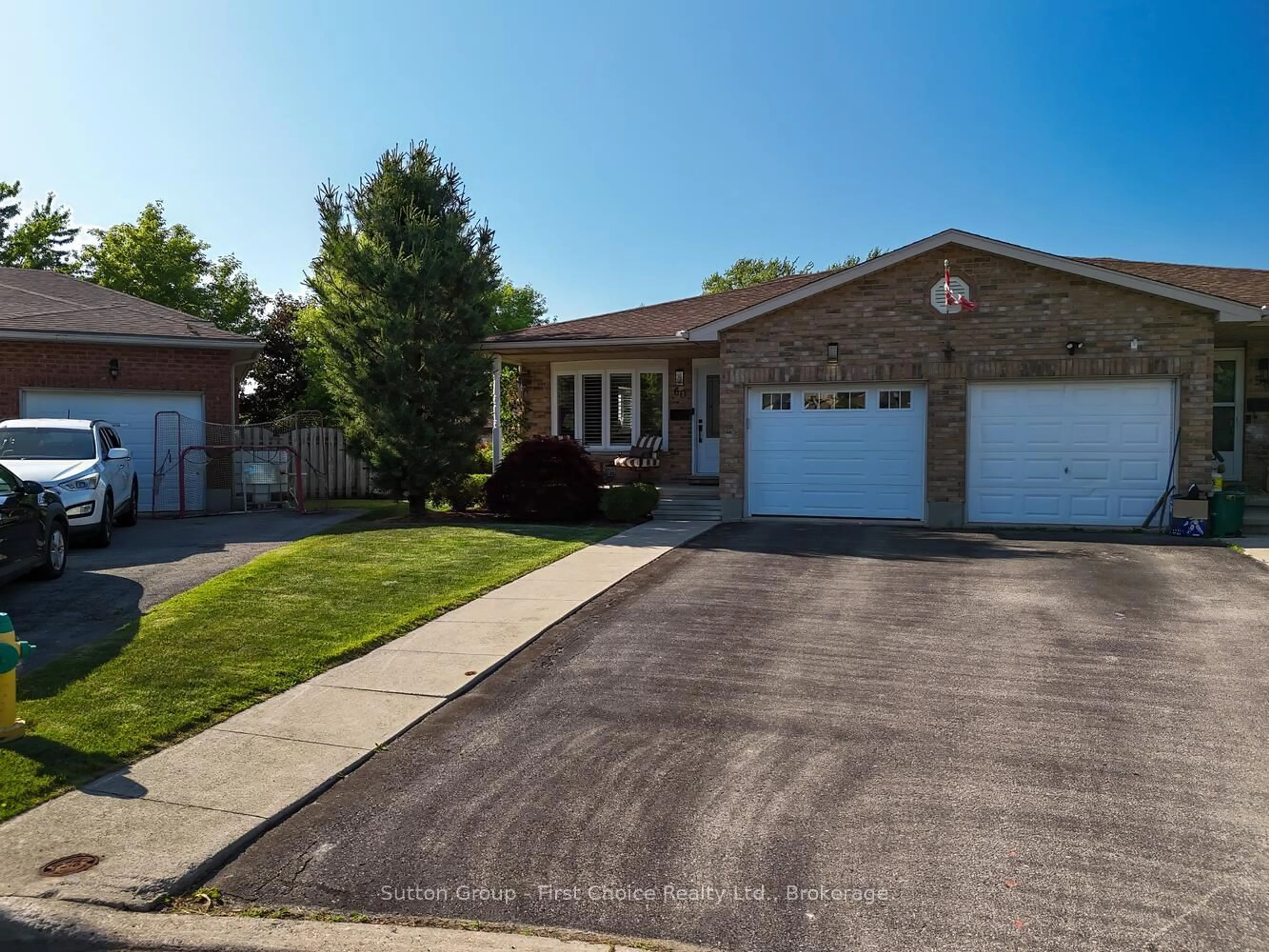 Home with brick exterior material, street for 60 Bell Crt, Stratford Ontario N5A 7W8