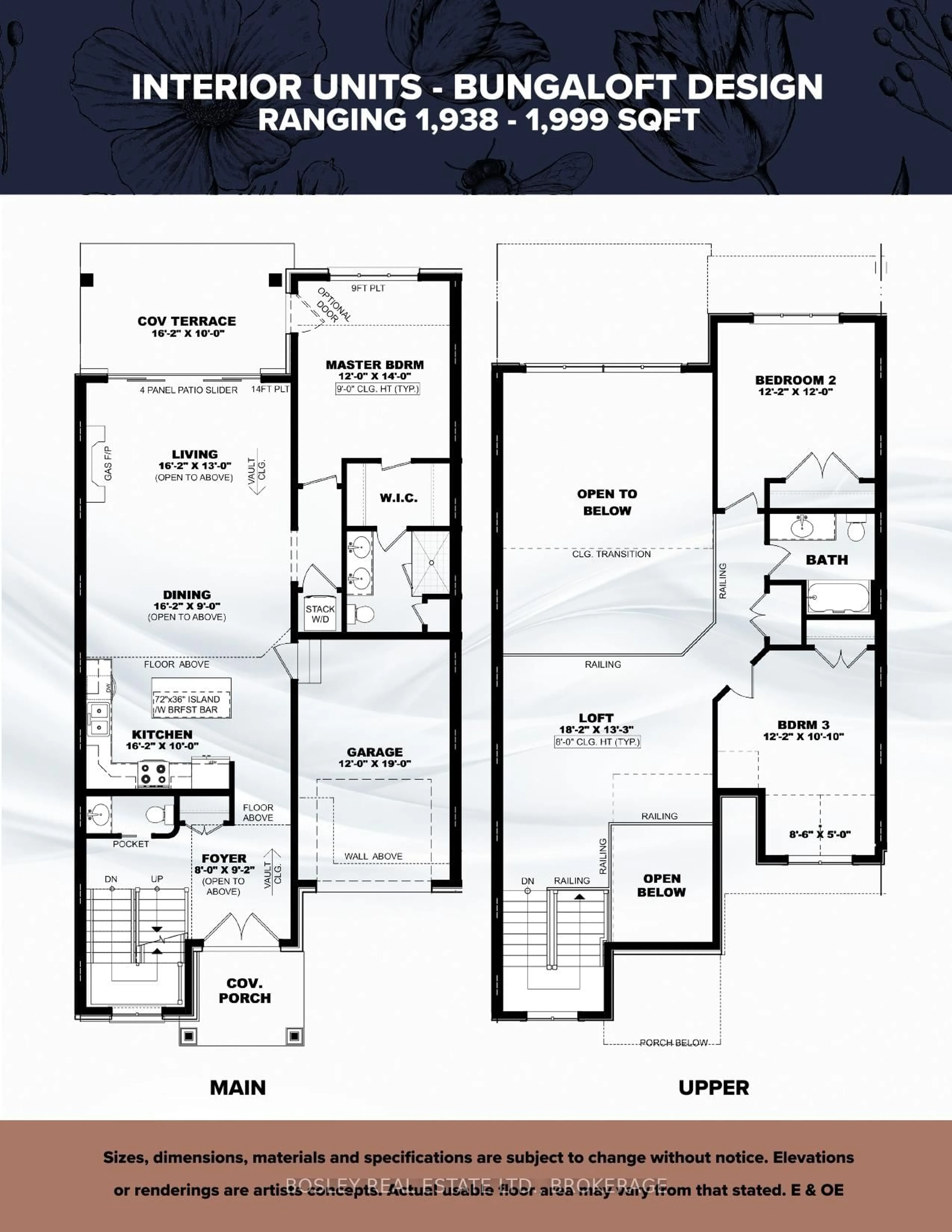 Floor plan for 7549 Broadleaf Common, Niagara Falls Ontario L2H 0K3