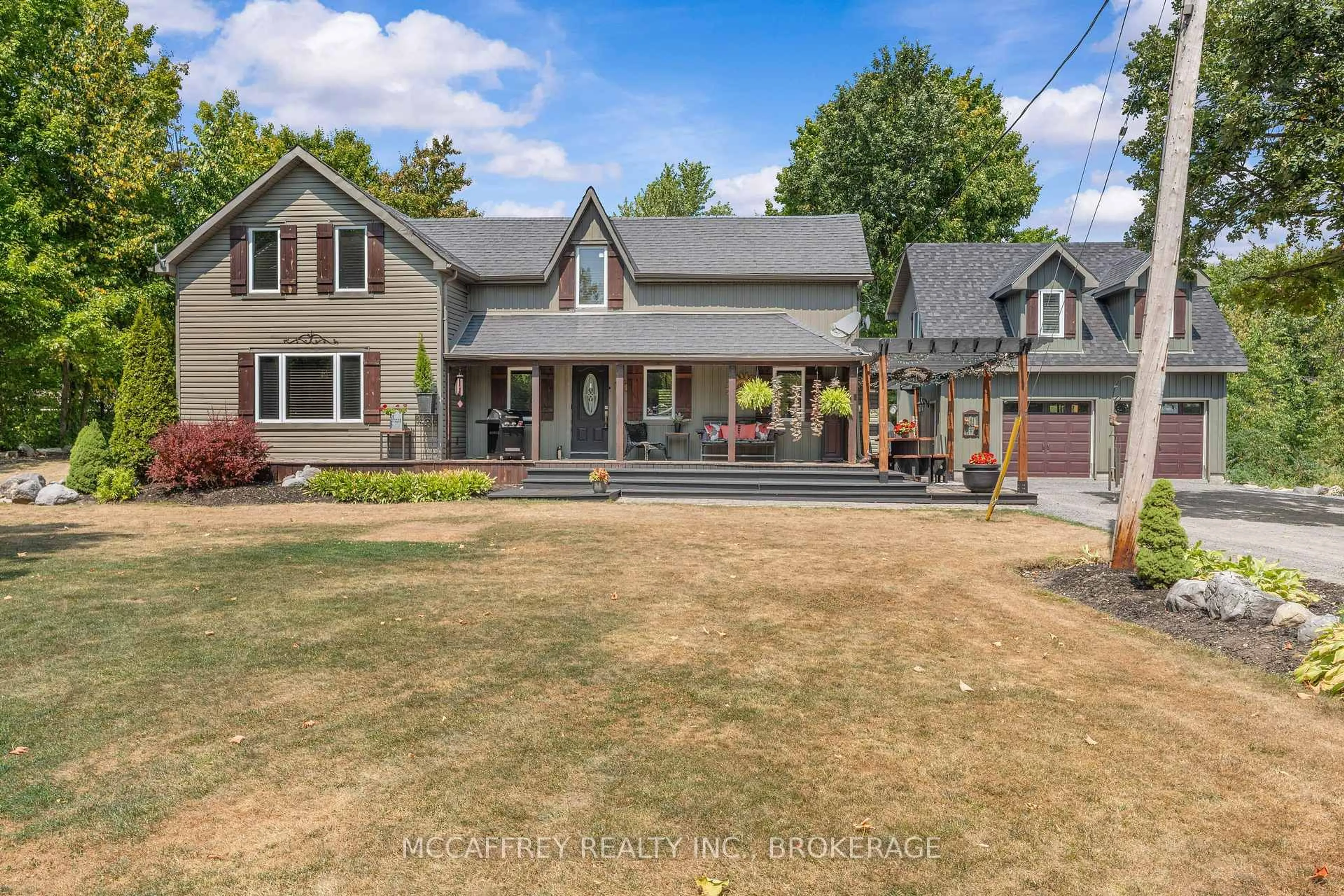 A pic from outside/outdoor area/front of a property/back of a property/a pic from drone, street for 641 Enright Rd, Shannonville Ontario K0K 3A0