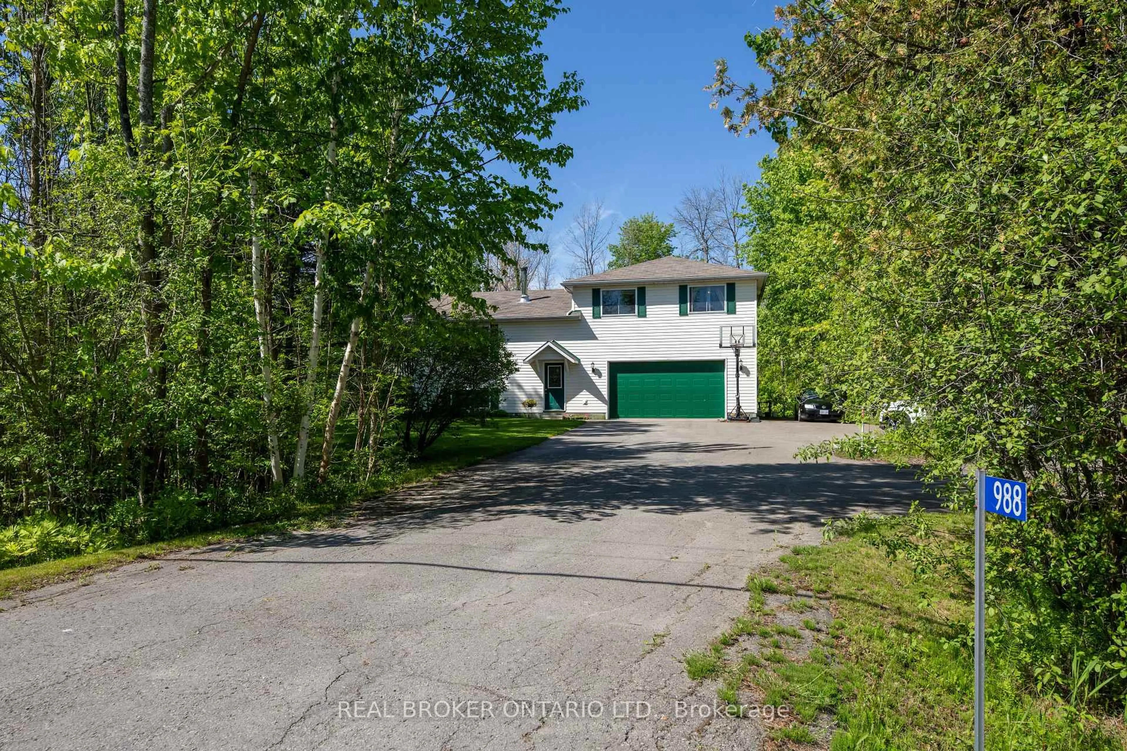 A pic from outside/outdoor area/front of a property/back of a property/a pic from drone, street for 988 County 44 Rd, North Grenville Ontario K0G 1T0