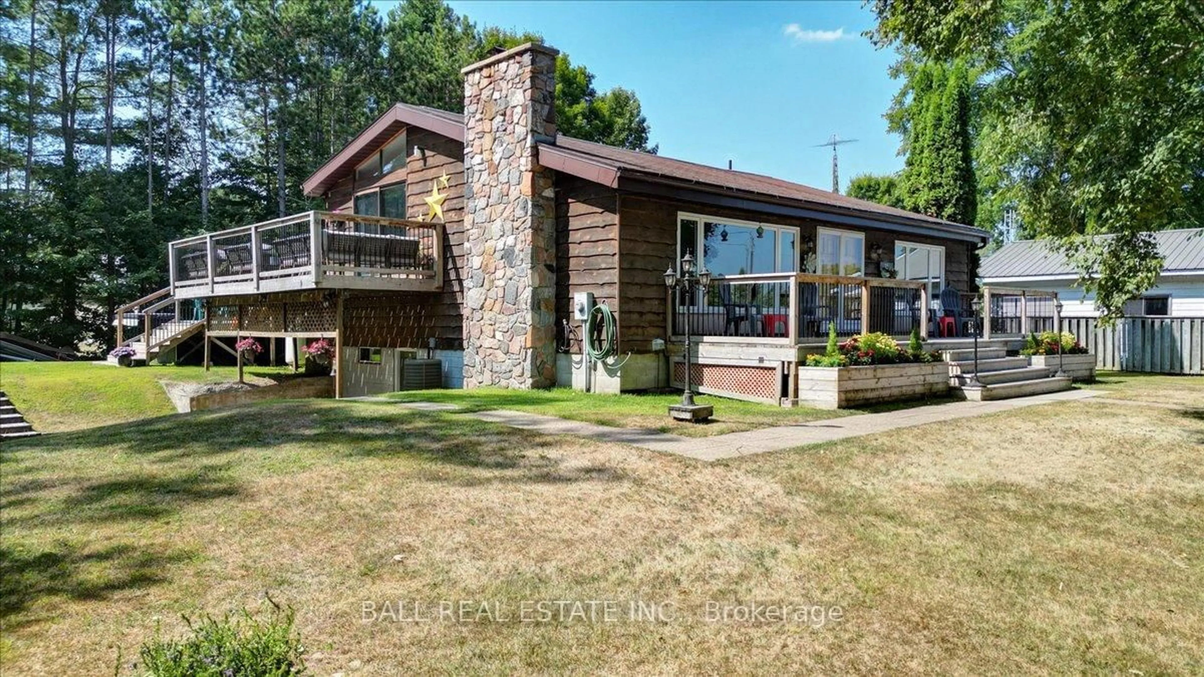 Home with brick exterior material, water/lake/river/ocean view for 24 Gould Lane, Bancroft Ontario K0L 1C0