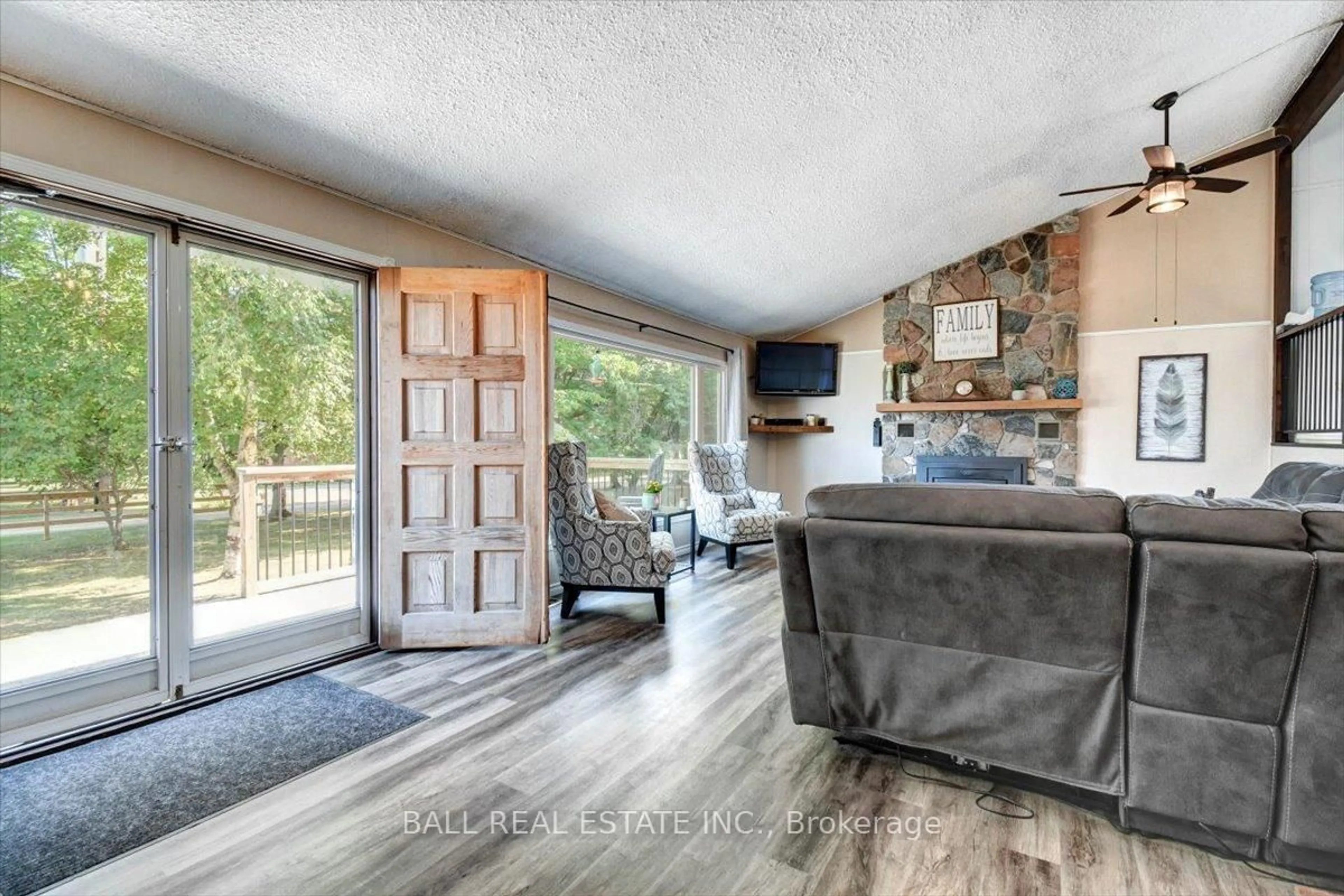 Living room with furniture, unknown for 24 Gould Lane, Bancroft Ontario K0L 1C0