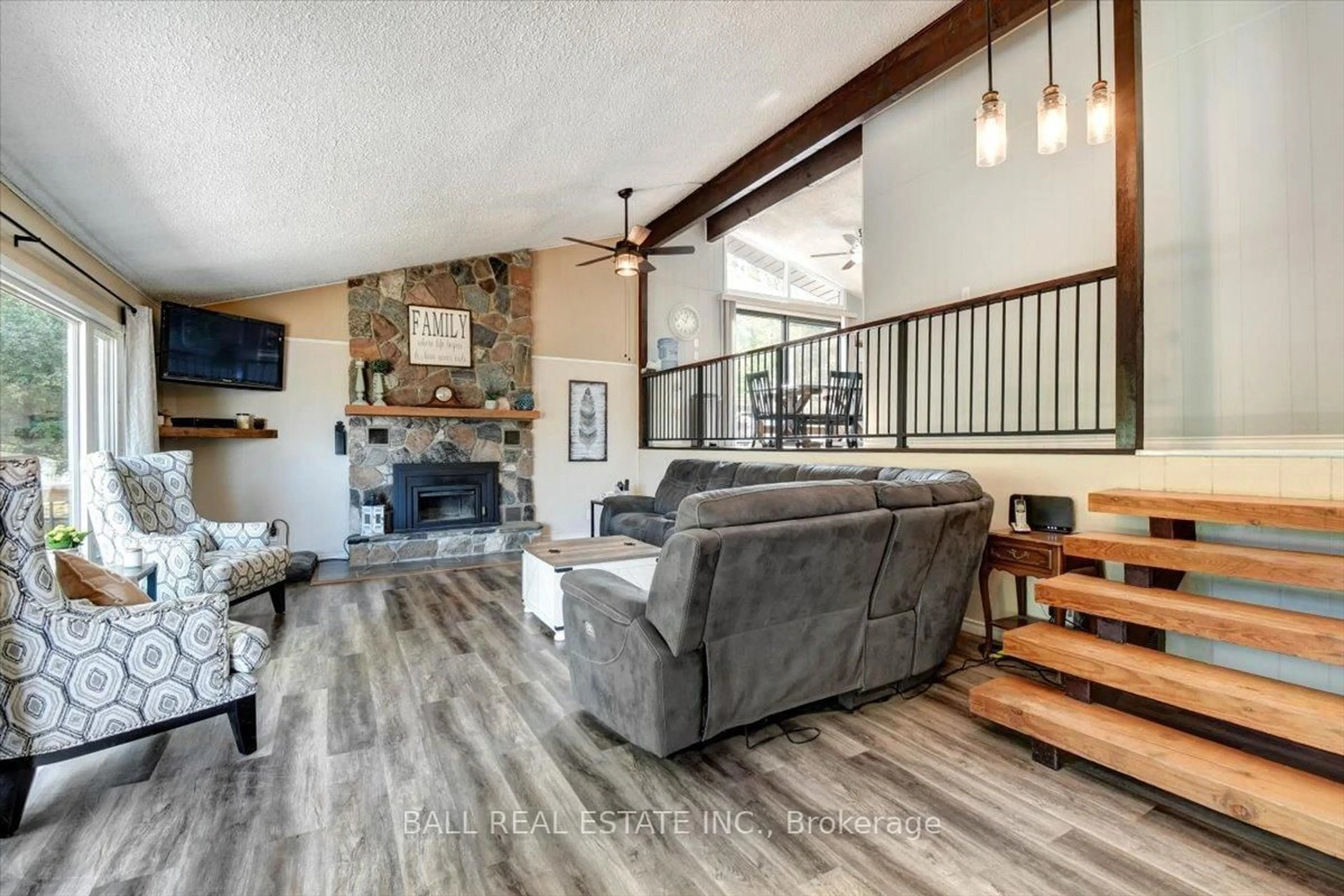 Living room with furniture, unknown for 24 Gould Lane, Bancroft Ontario K0L 1C0