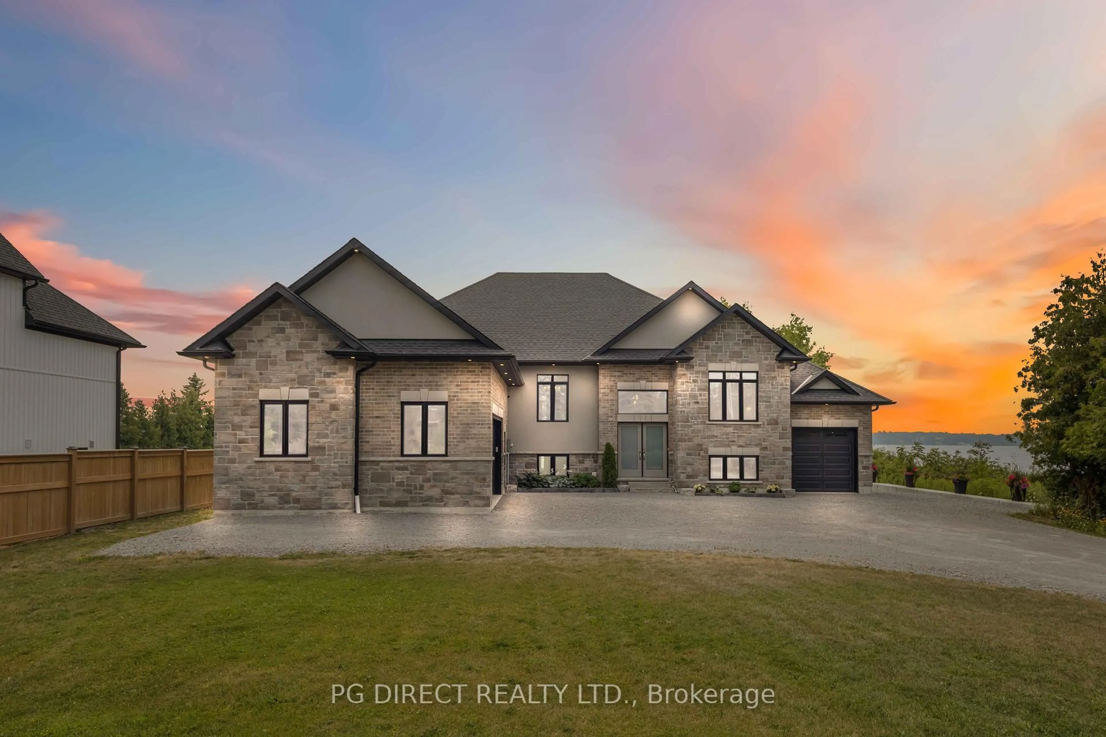 A pic from outside/outdoor area/front of a property/back of a property/a pic from drone, building for 46 Pleasant View Cres, Kawartha Lakes Ontario K0M 2C0