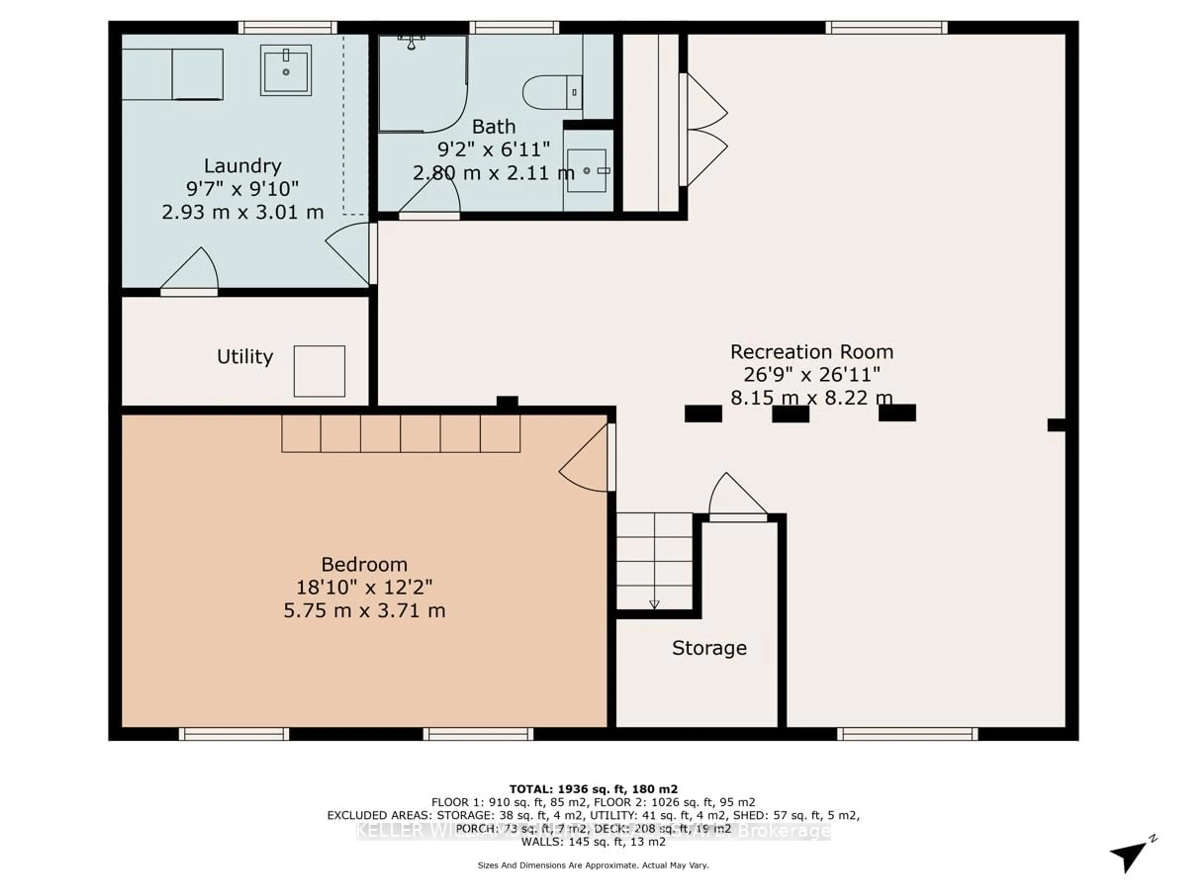 Floor plan for 2584 Marsdale Dr, Peterborough East Ontario K9L 1R4