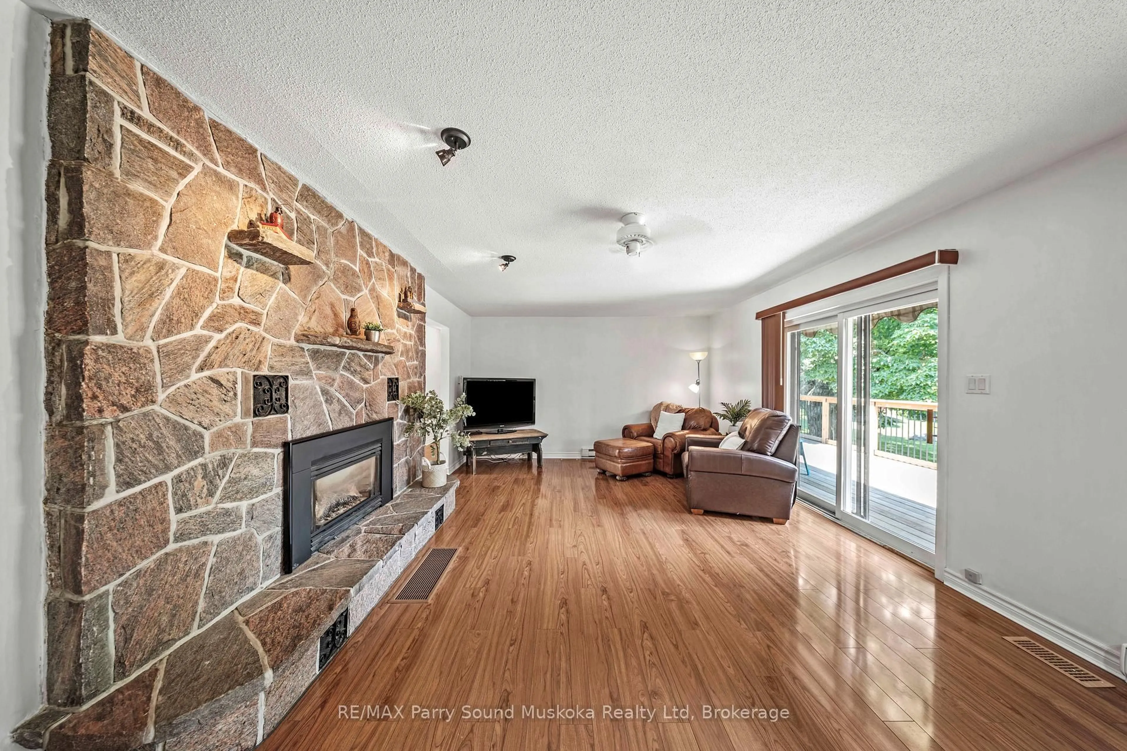 Living room with furniture, unknown for 113 North Rd, McDougall Ontario P2A 2W9