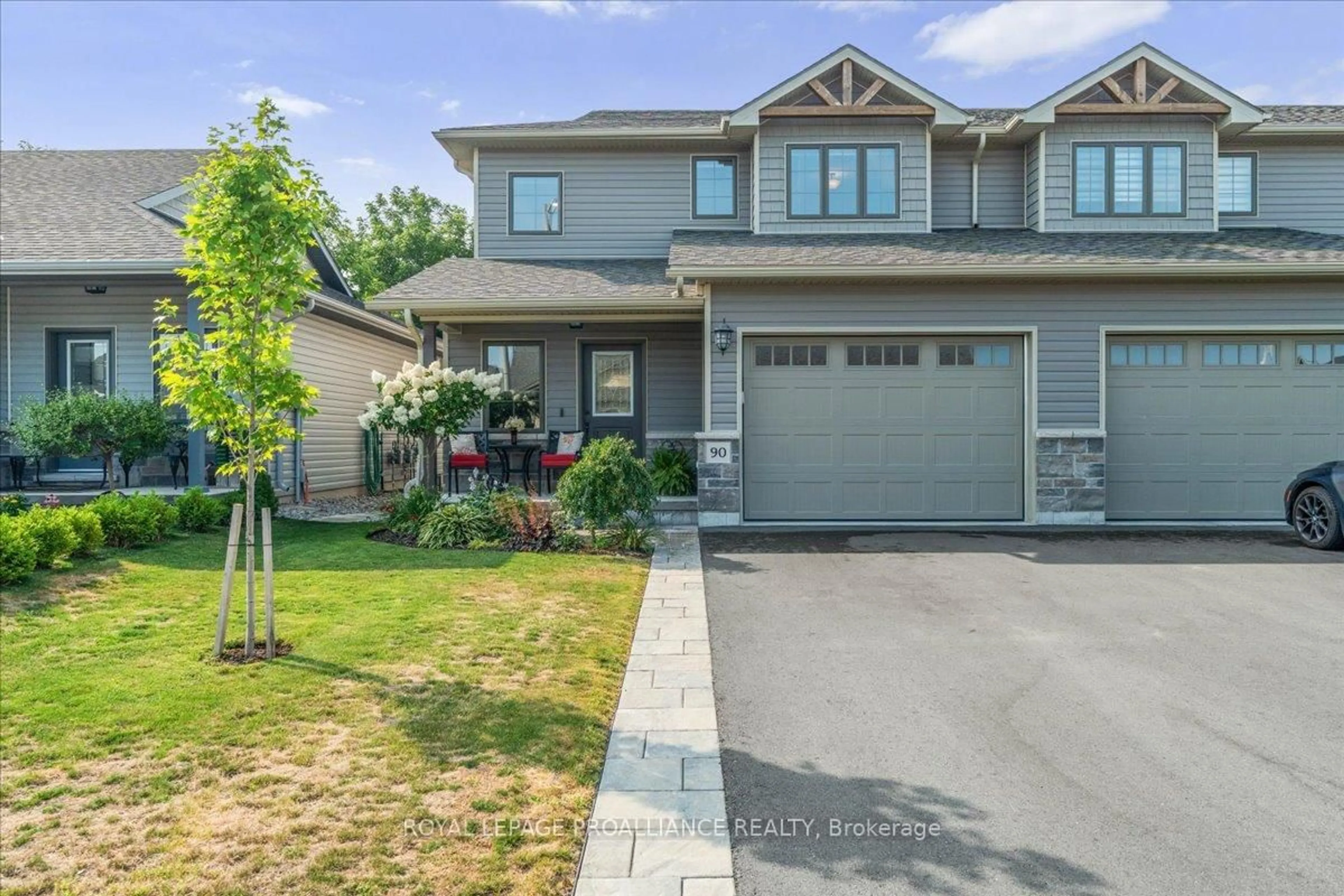 Home with vinyl exterior material, street for 90 Barley Tr, Stirling Ontario K0K 3E0