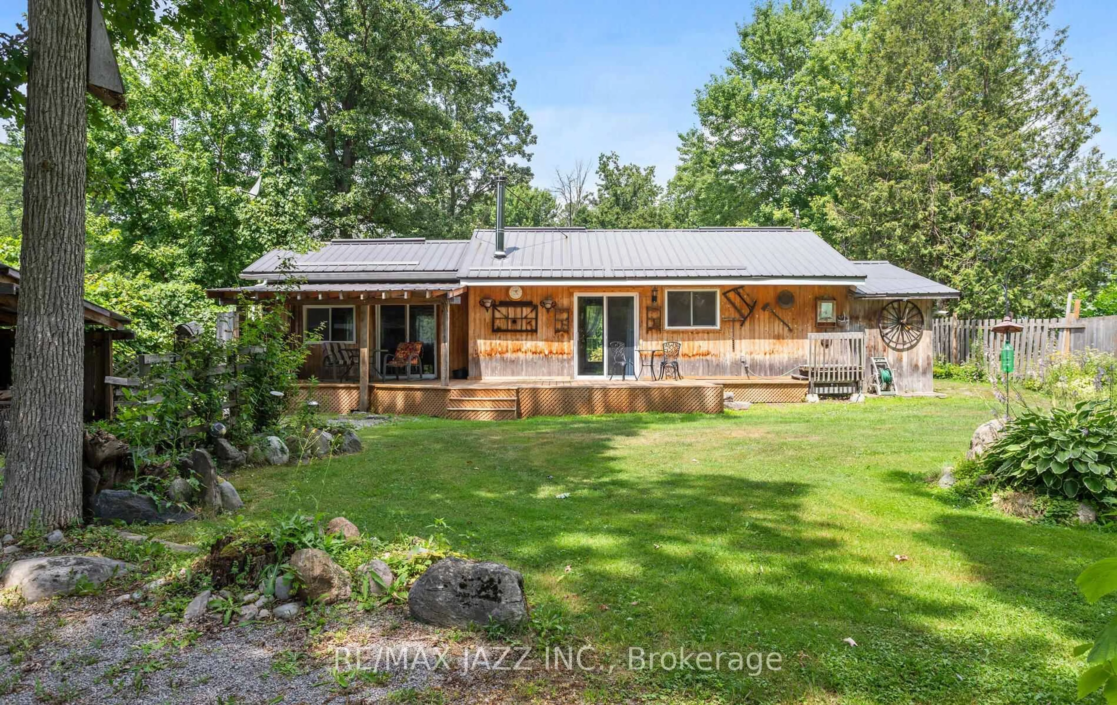 A pic from outside/outdoor area/front of a property/back of a property/a pic from drone, water/lake/river/ocean view for 2117 2nd Line, Trent Hills Ontario K0L 1L0
